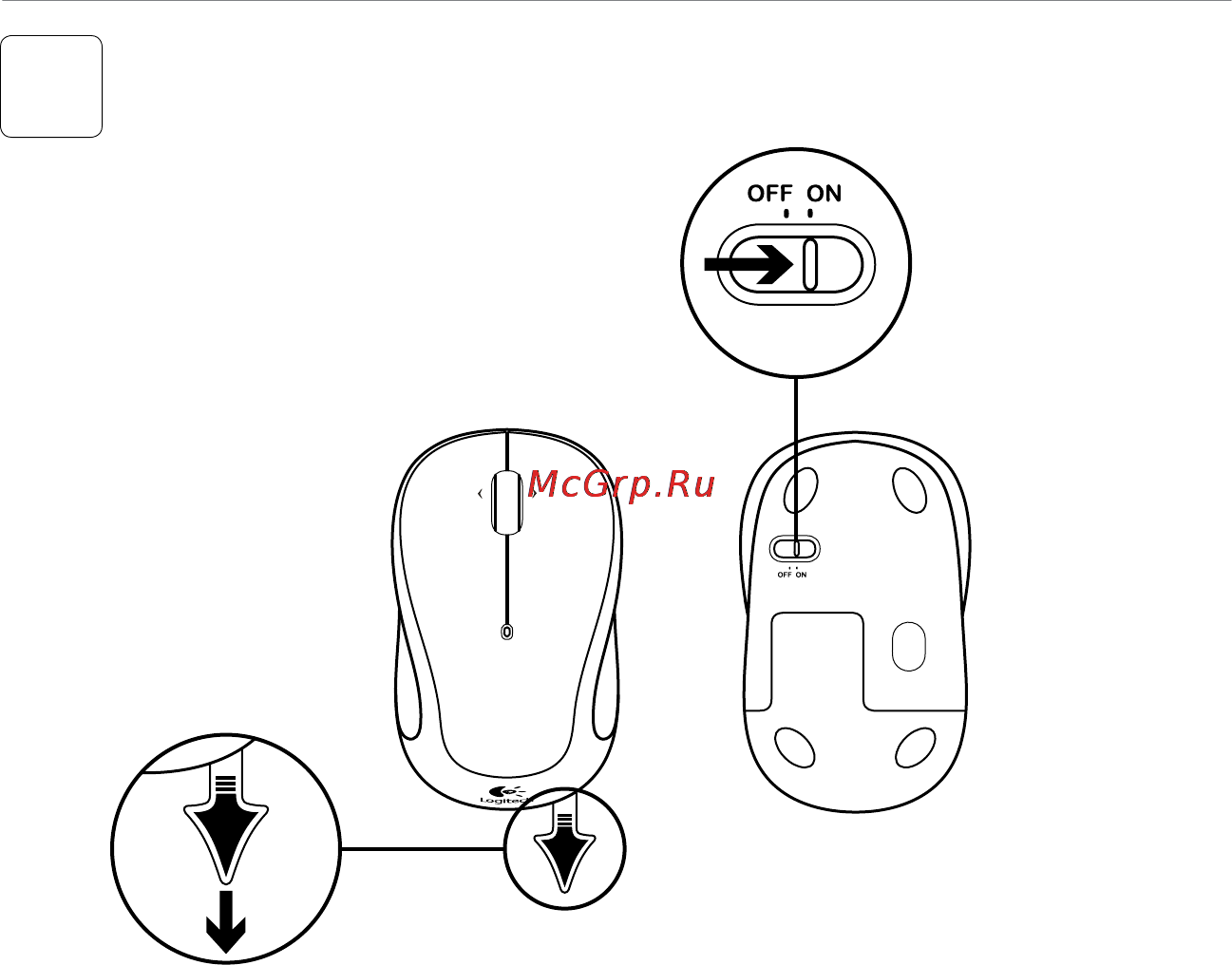 Logitech Wireless M325 S Инструкция по эксплуатации онлайн [4/36] 54112