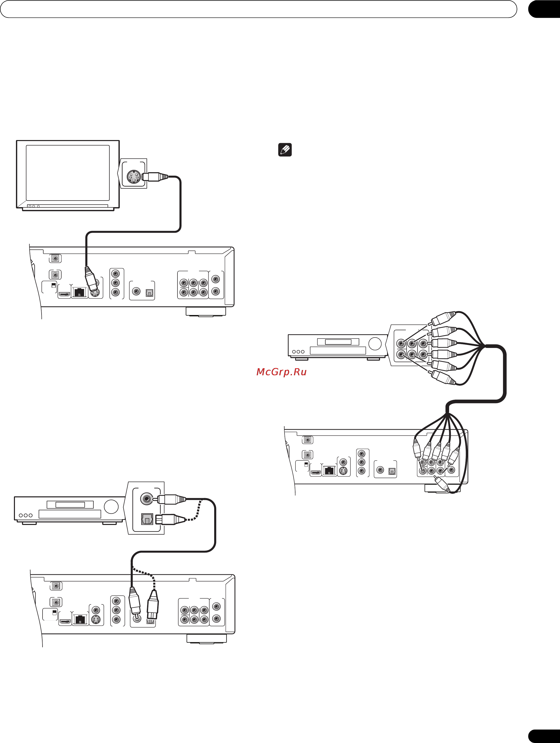Pioneer BDP-LX70 [13/64] Подключение для окружающего звучания