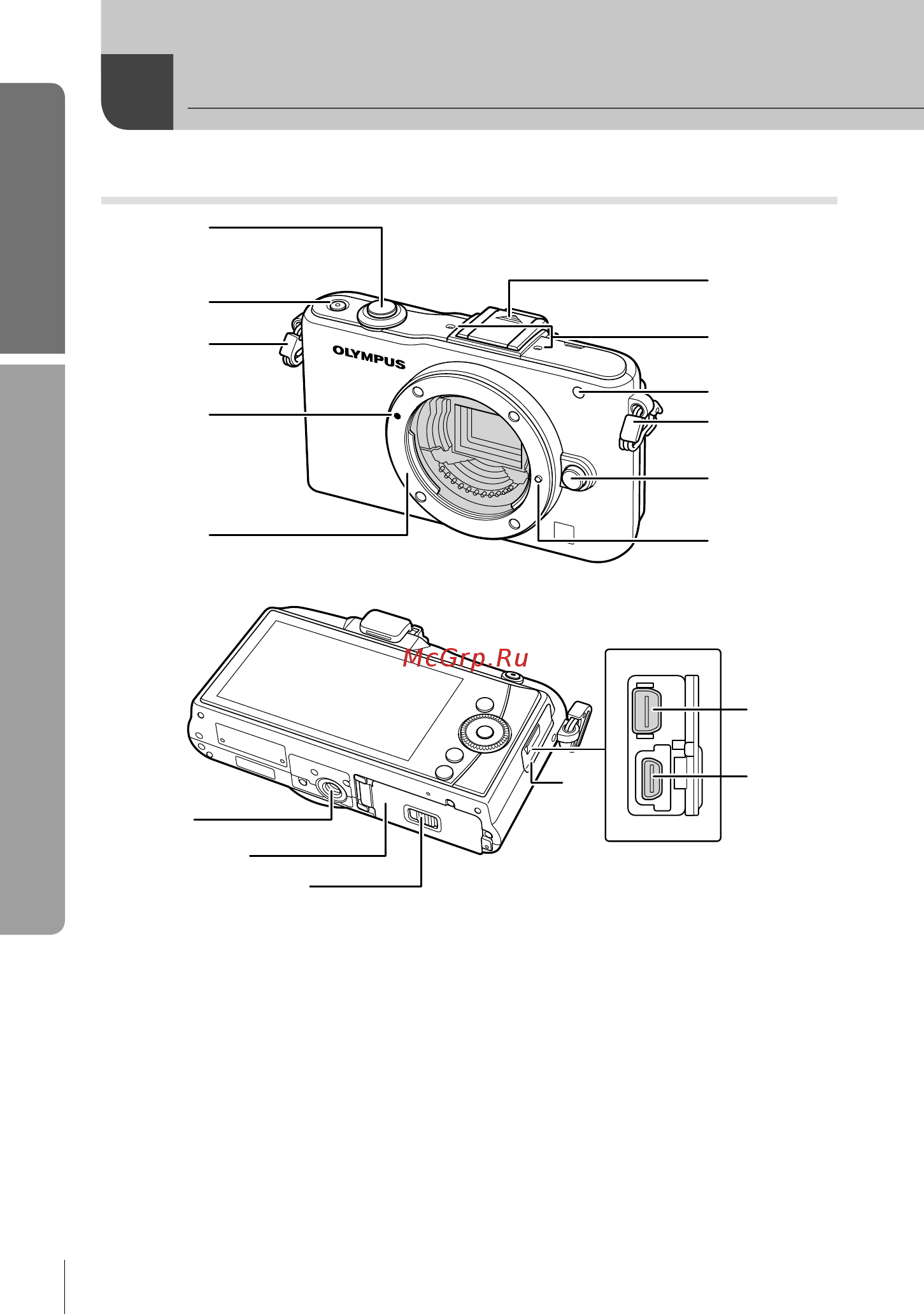 Olympus EPM1 Pu+EZM1442IIR S [10/126] Основное руководство