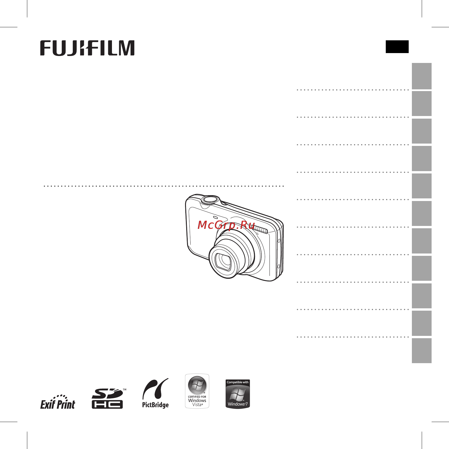 Fujifilm FinePix JX335 Black Инструкция по эксплуатации онлайн