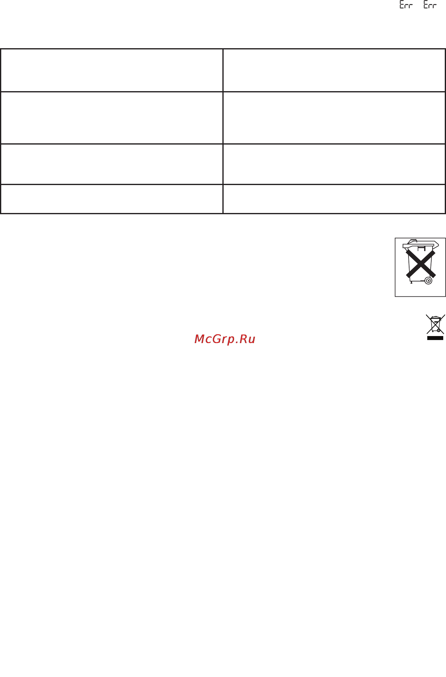 Beurer BF18 (silver) [49/52] Niewłaściwe pomiary