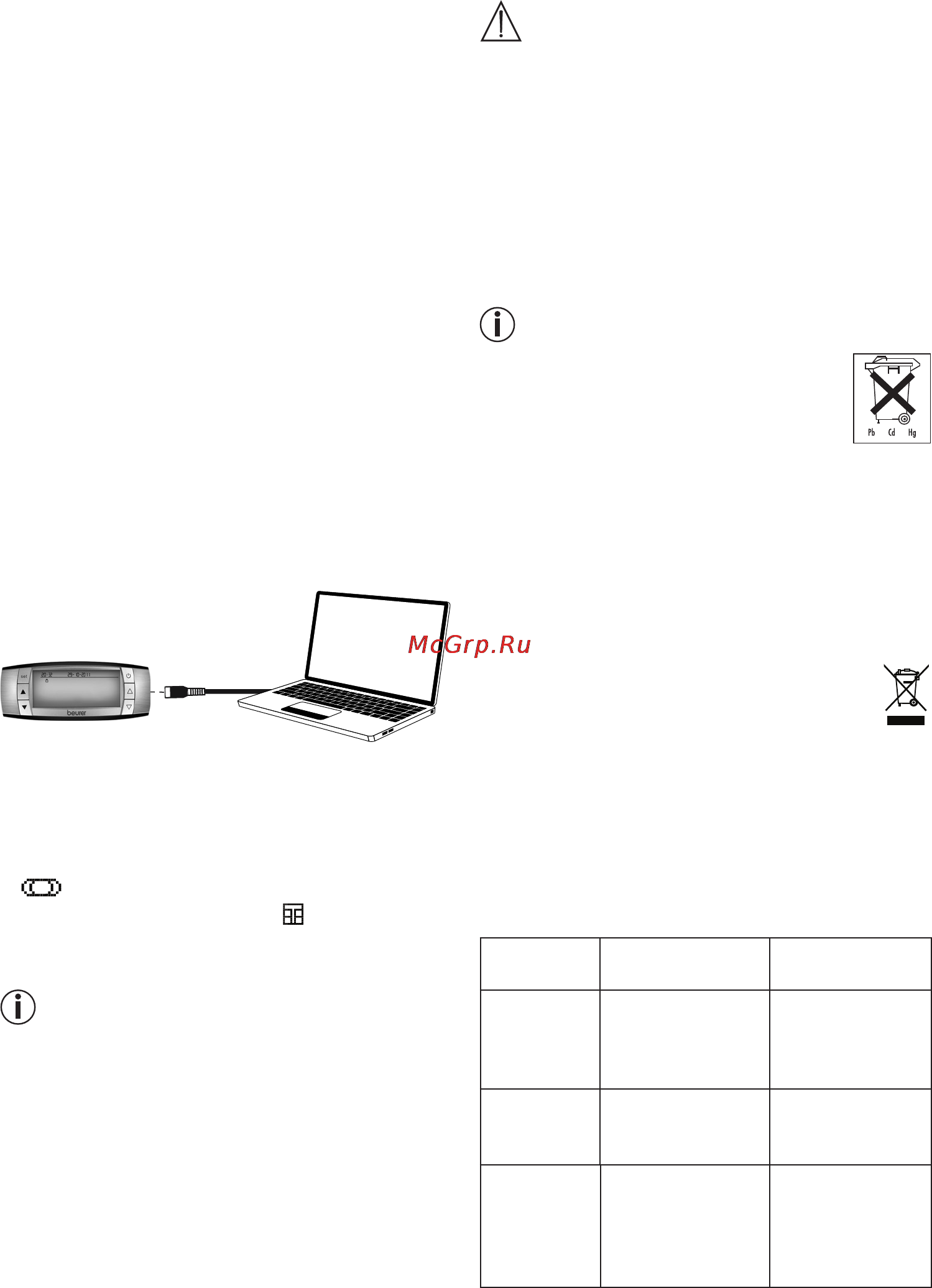 Beurer BF 100 [48/100] Vida útil del aparato dependen de su correcta utili