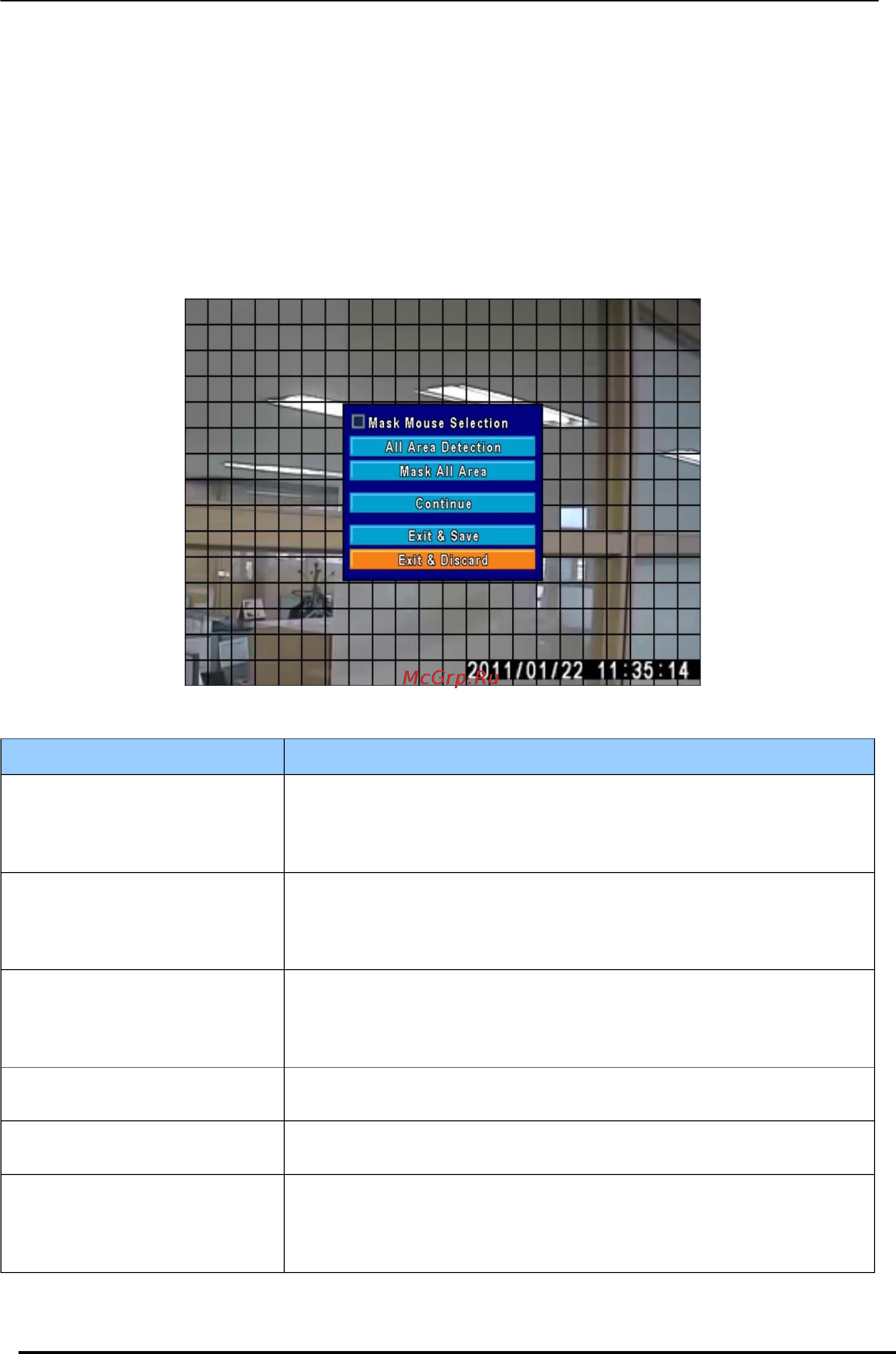 Pinetron PDR-XM2000 [25/49] Motion area setup настройка зон детектирования