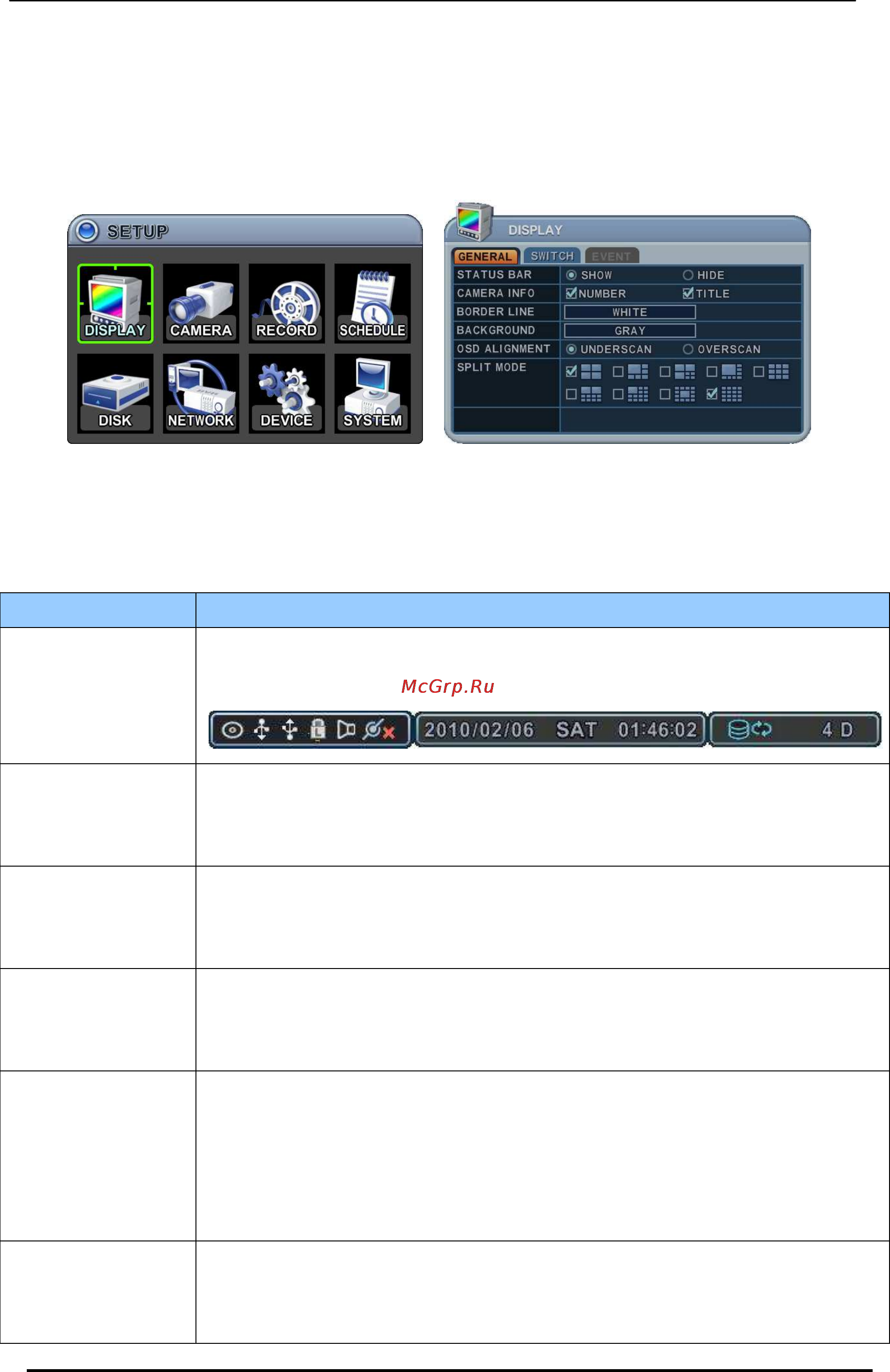 Pinetron PDR-XM5000 Plus [27/86] Vi настройка setup