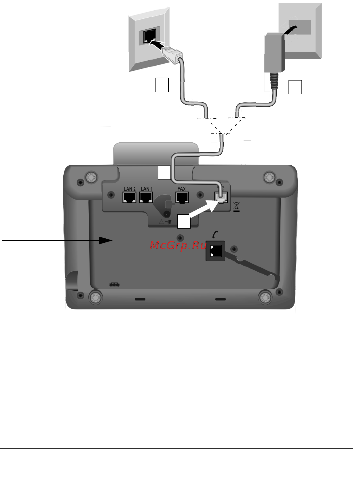 Gigaset DX800 A [16/217] Подключение базового блока к телефонной сети