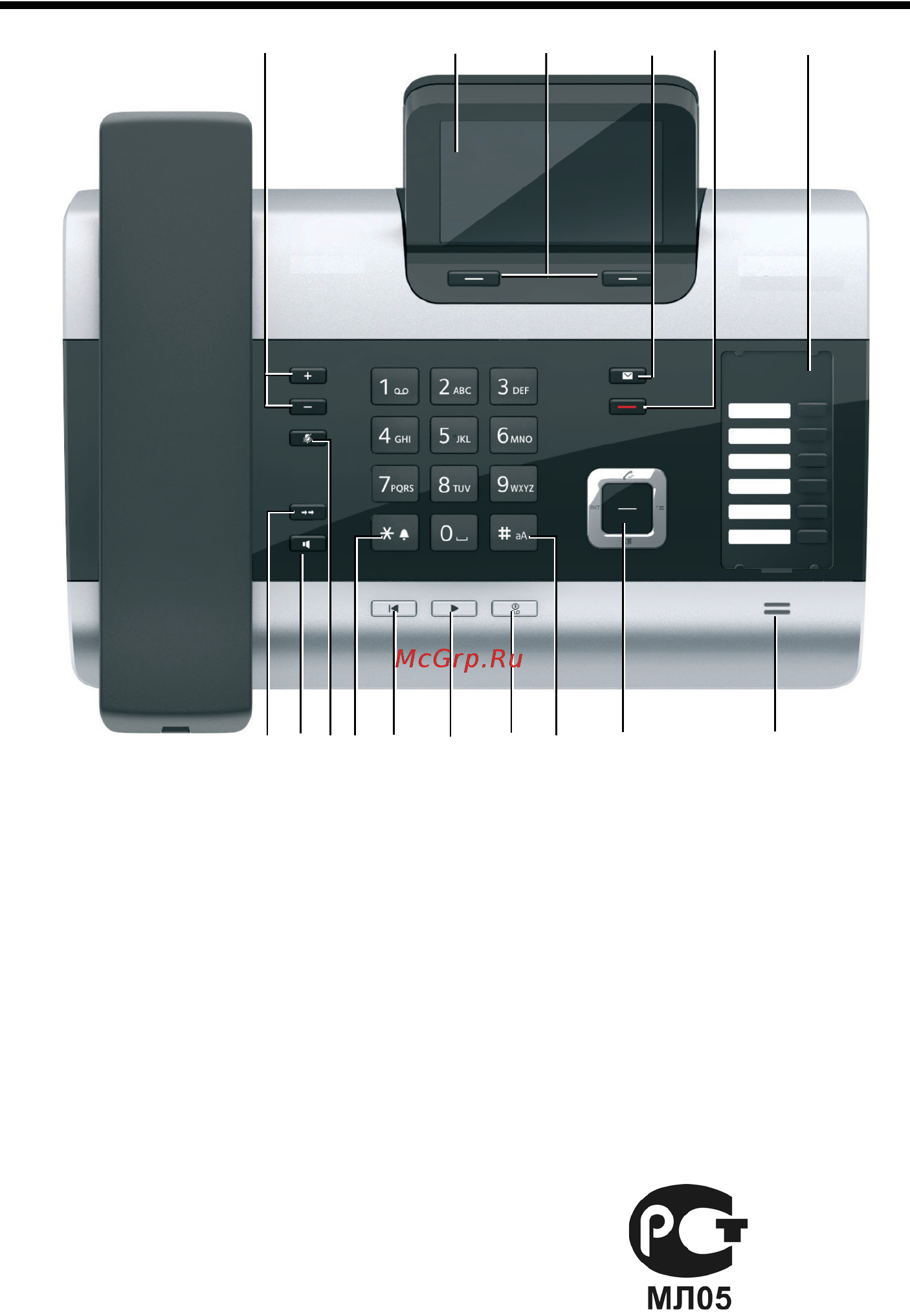 Gigaset DX800 A [4/217] Обзор базового блока