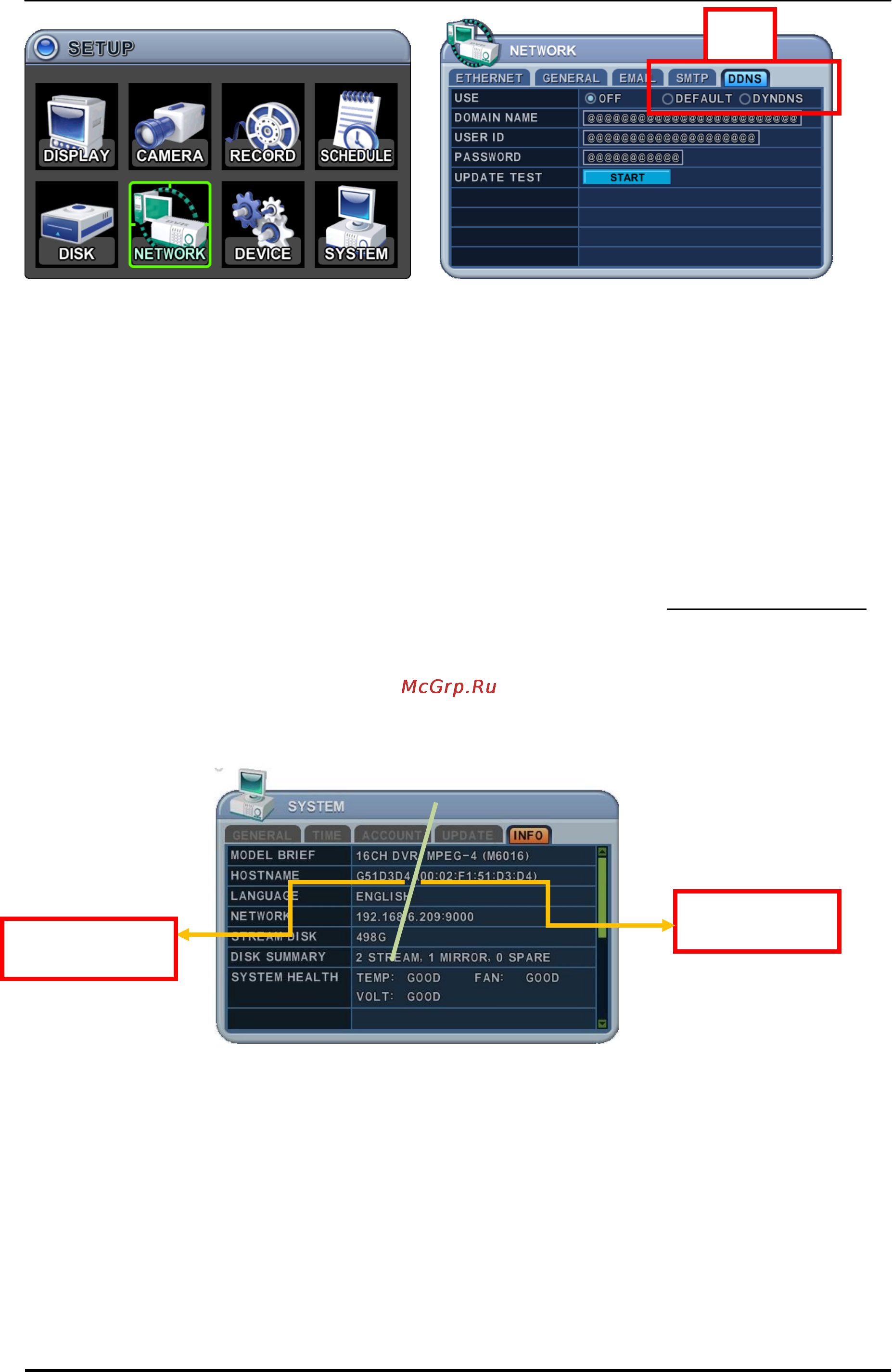 Pinetron PDR-X7000 [56/91] Mac адрес