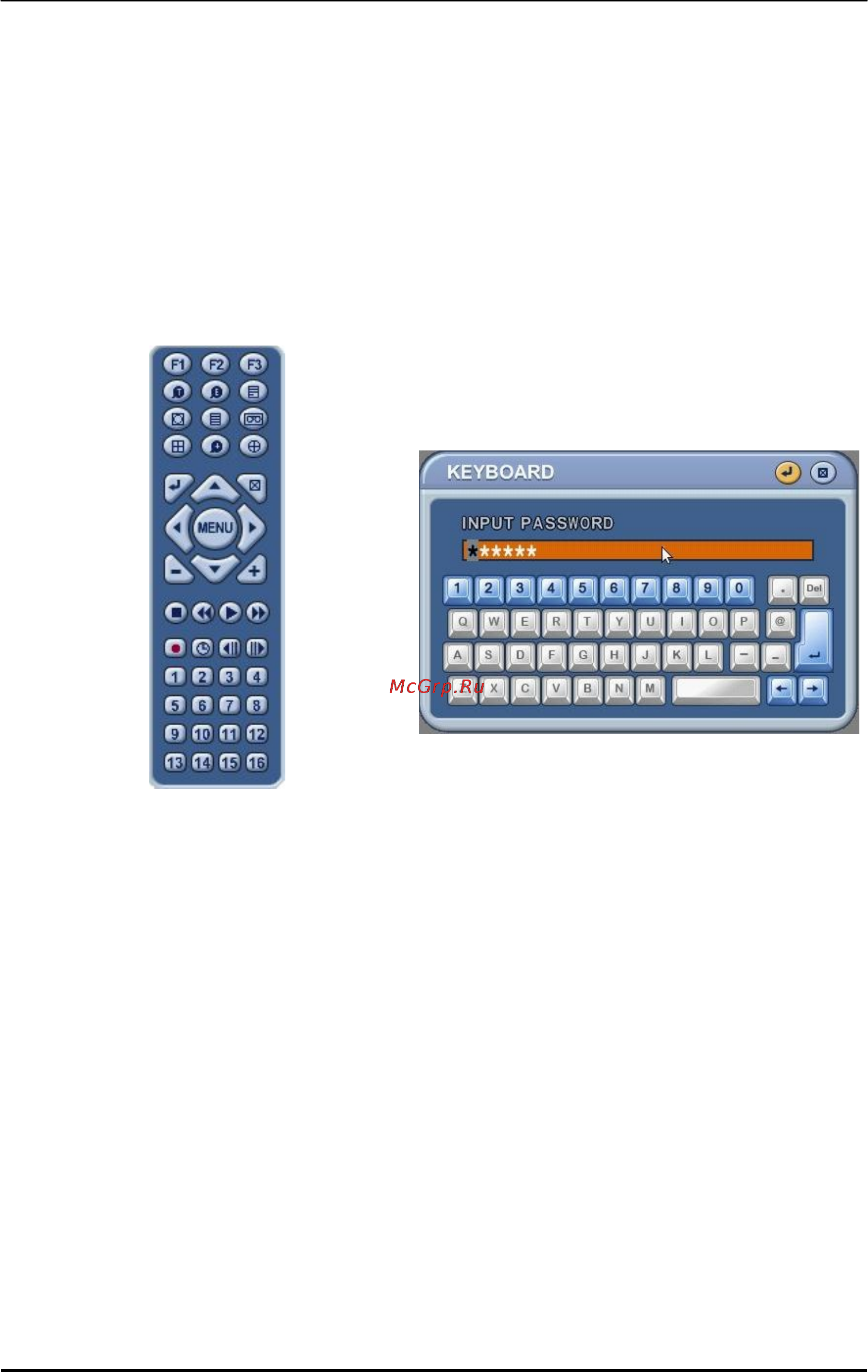 Pinetron PDR-M7000 [15/89] Виртуальная клавиатура для управления с помощью мыши