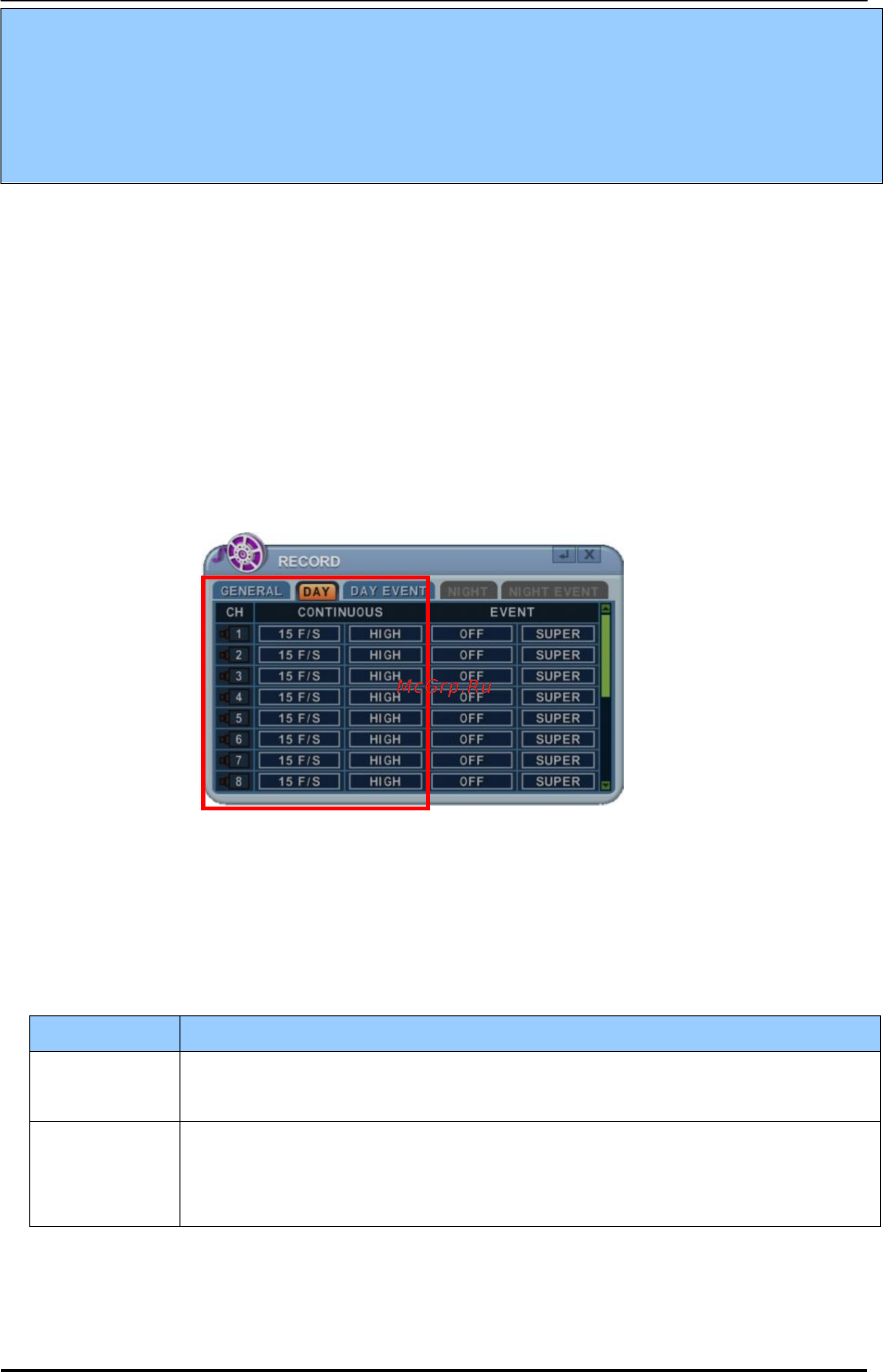 Pinetron PDR-M7000 [39/89] Continuous normal recording запись в непрерывном нормальном режиме