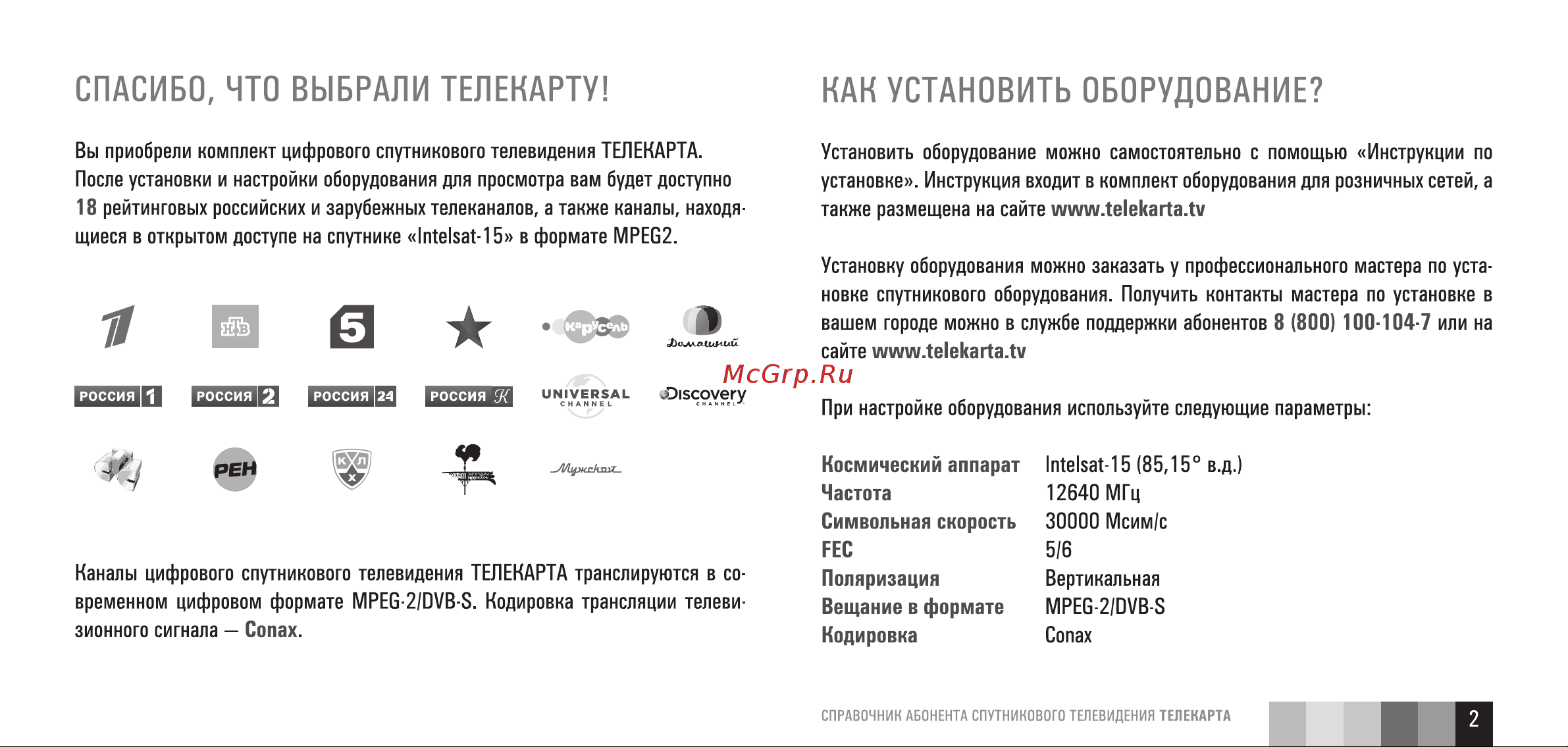 Telekarta ru07 PVR HDMI Инструкция по эксплуатации онлайн [11/20] 54312