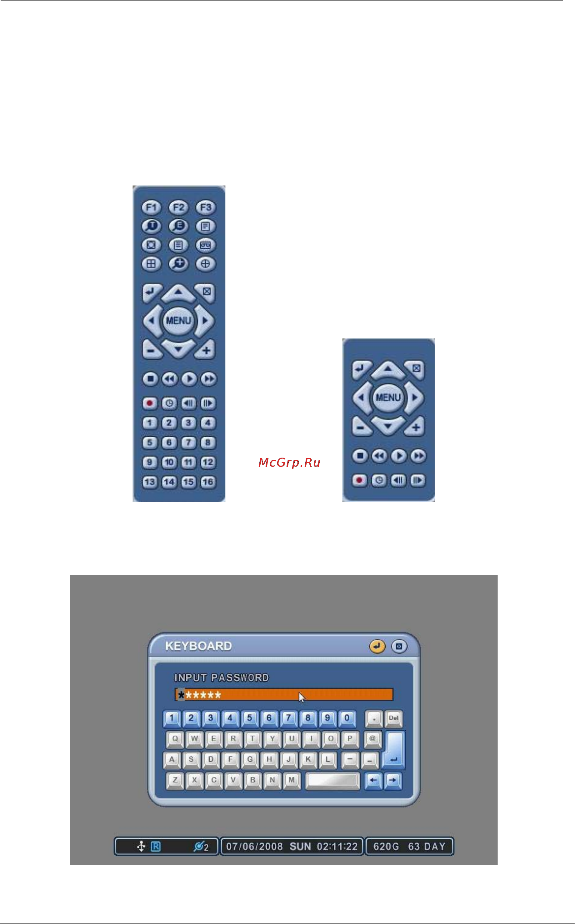 Pinetron PDR-SJ2000 [13/94] Виртуальная клавиатура для управления с помощью мыши