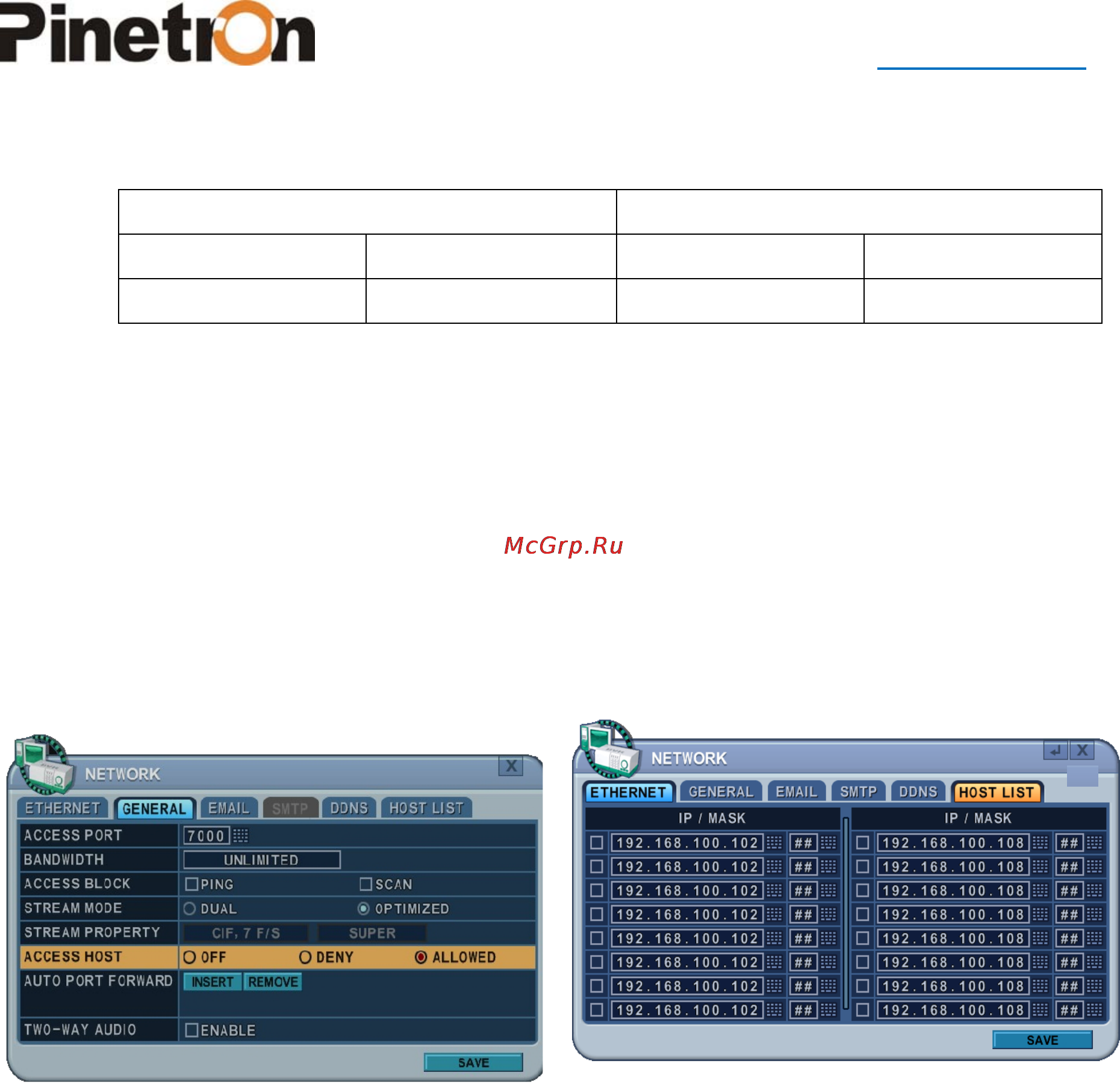 Pinetron PNR-HD8016 [57/99] Www pinetron ru