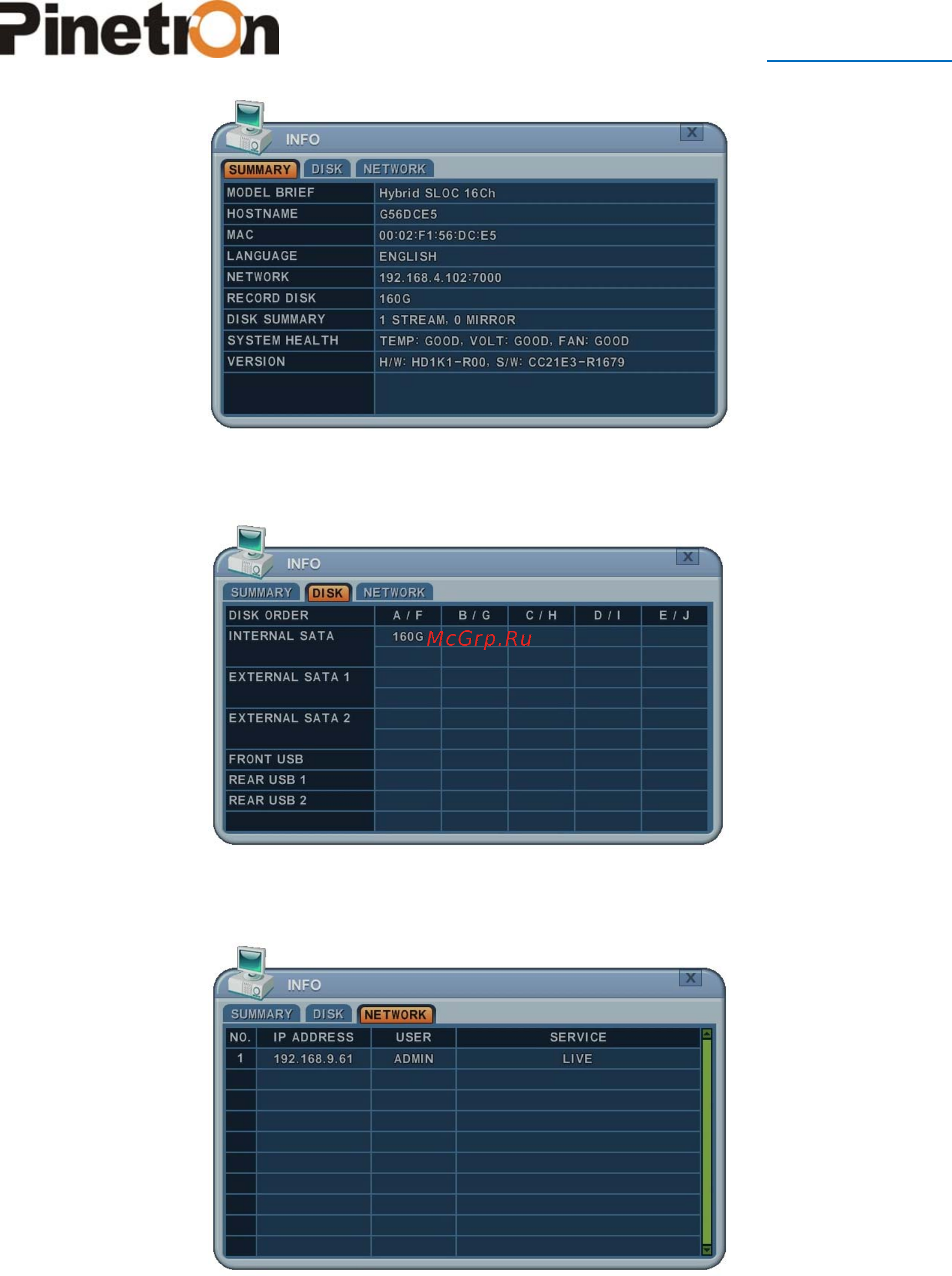 Pinetron PNR-HD8016 [74/99] Www pinetron ru