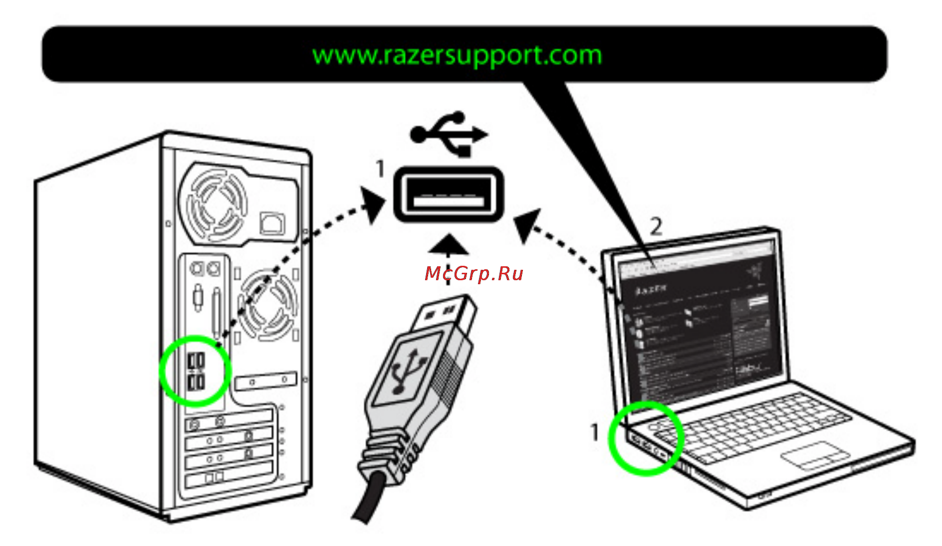 Razer Imperator 2012 (RZ01-00350200-R3G1) [3/16] Установка регистрация и техническая поддержка