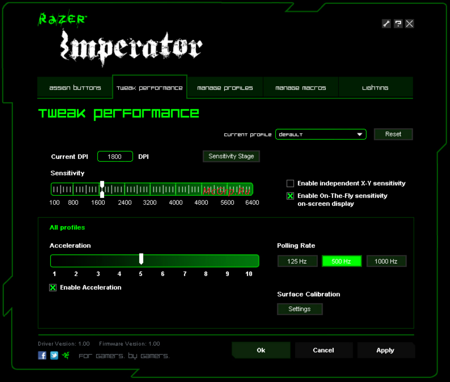 Razer Imperator 2012 (RZ01-00350200-R3G1) Инструкция по эксплуатации онлайн [7/16] 54385