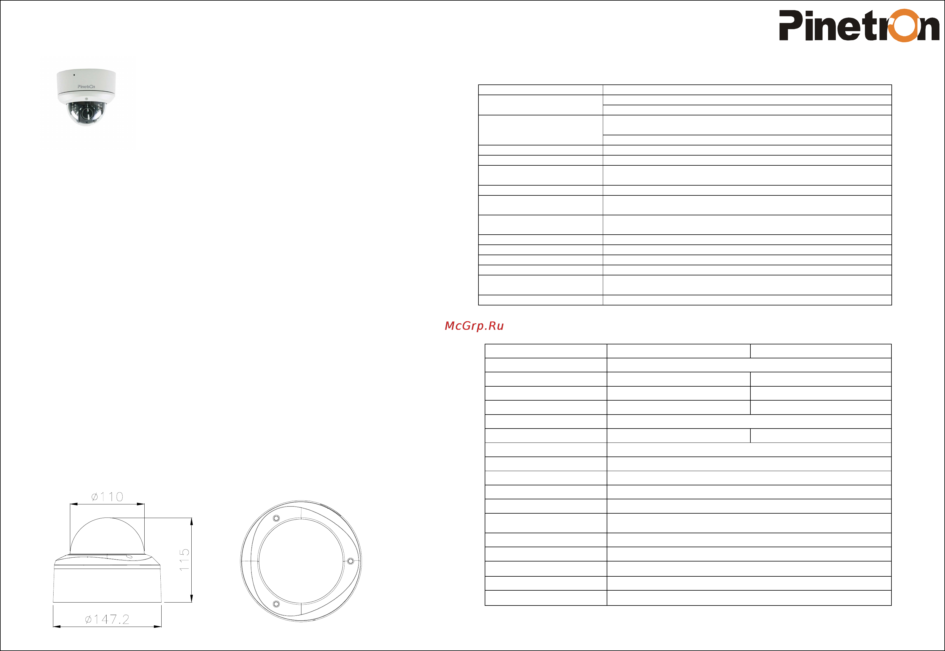 Pinetron PVD-942DV-22 Инструкция по эксплуатации онлайн