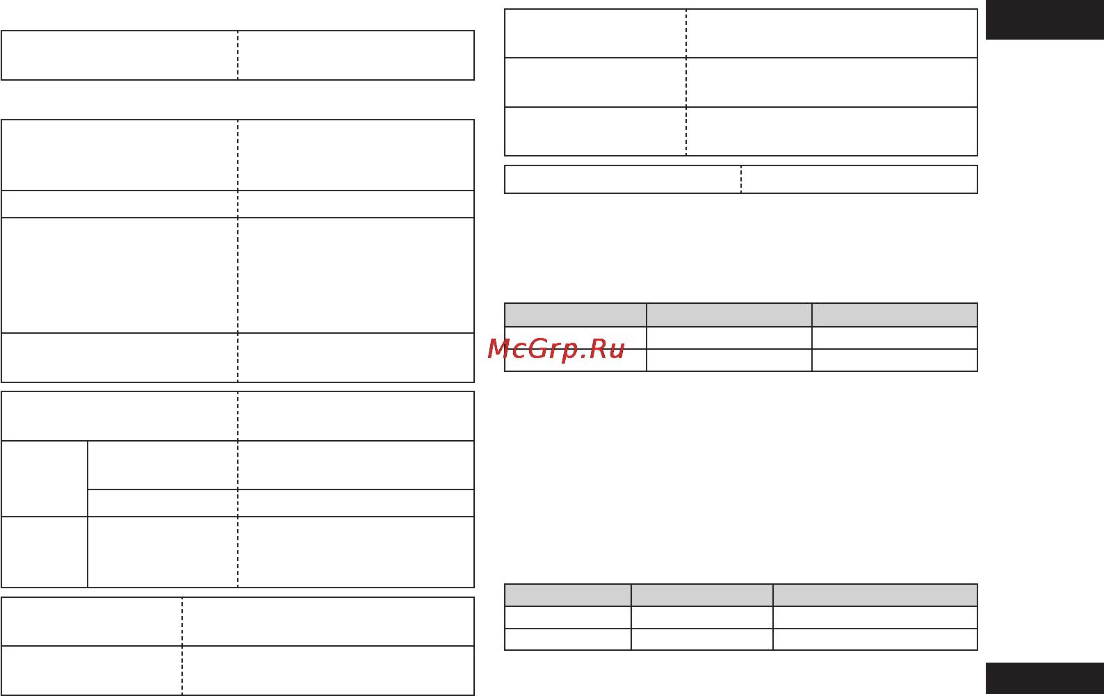 Panasonic RR-US300EE-S [15/36] Технические характеристики
