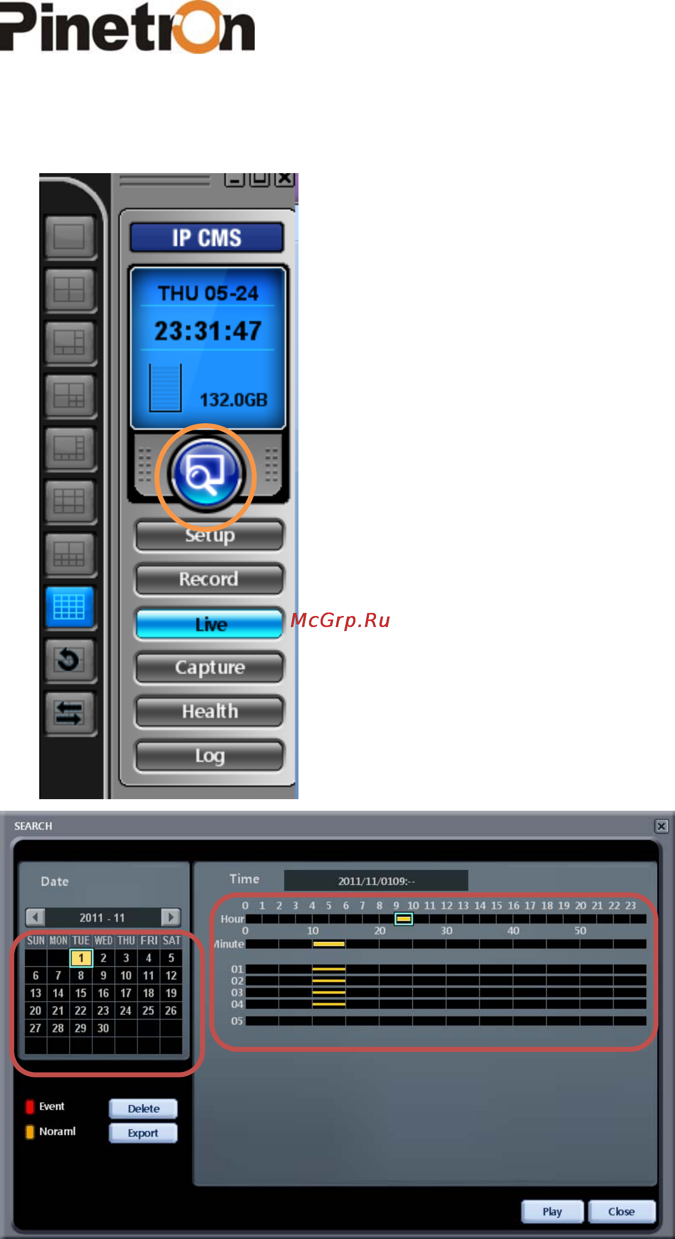 Pinetron PNC-IZ22 [113/121] Меню поиска search