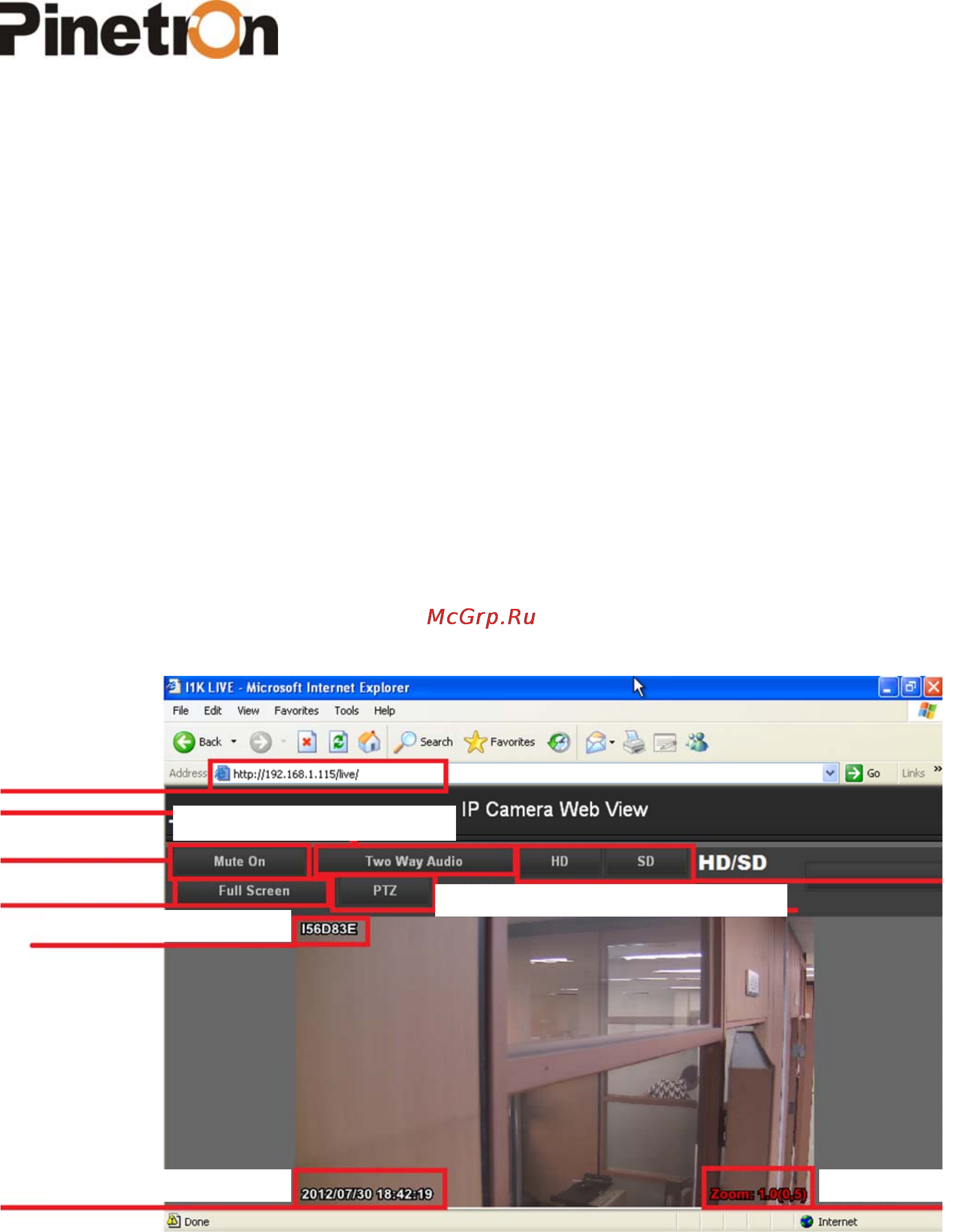 Pinetron PNC-IZ22 [22/121] Сетевые настройки network set