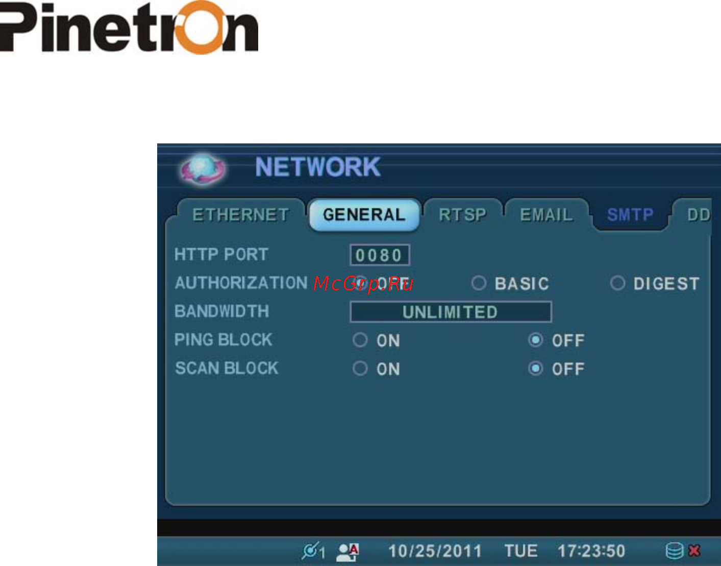 Pinetron PNC-IZ22 Инструкция по эксплуатации онлайн [45/121] 54517