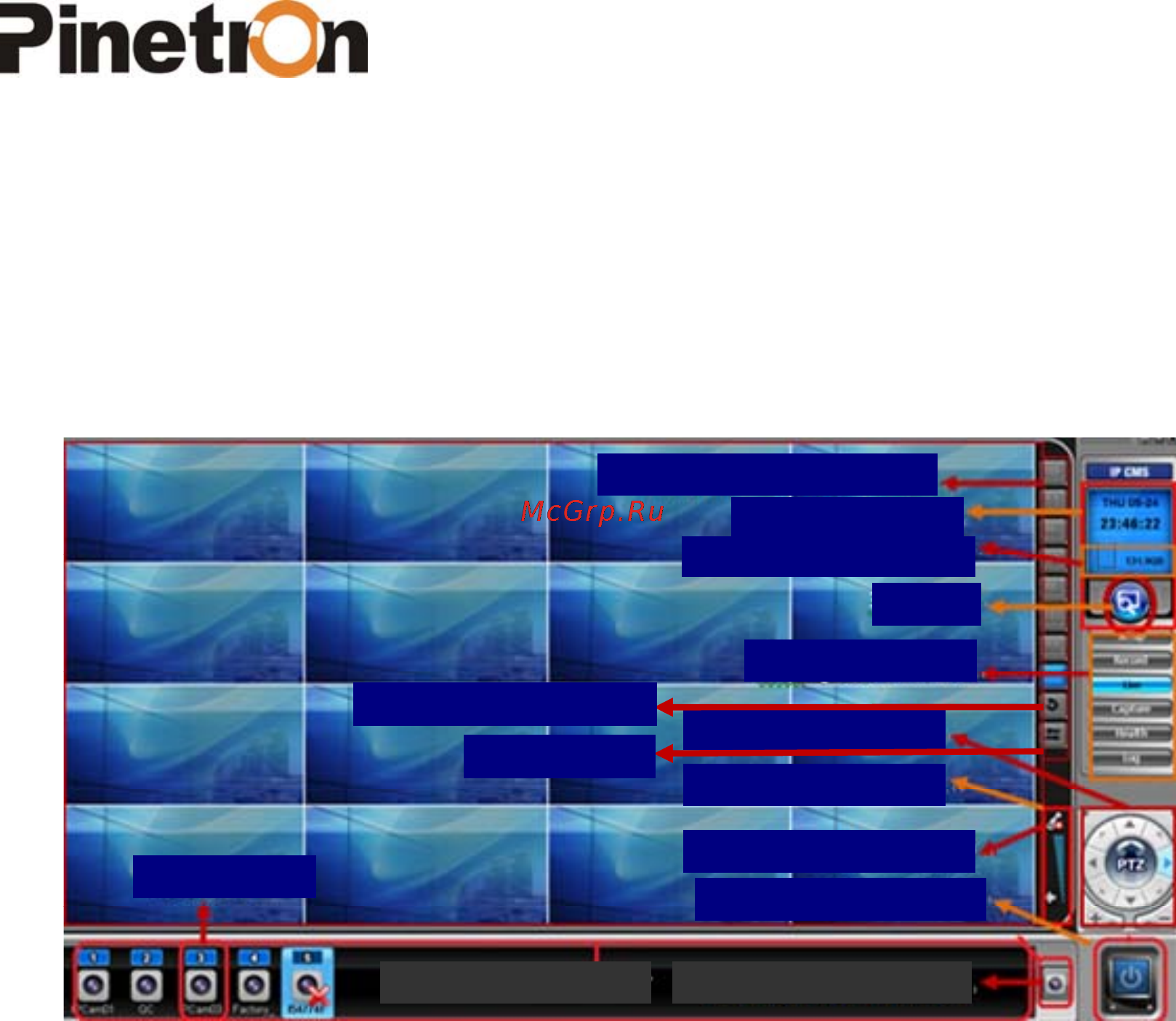 Pinetron PNC-IZ22 [80/121] Отображение на экране