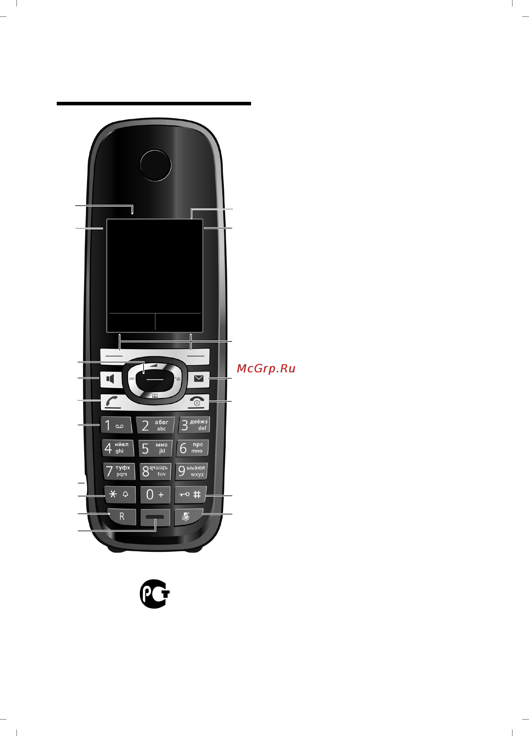 Gigaset C610/L410 [3/127] Как выглядит ваш телефон