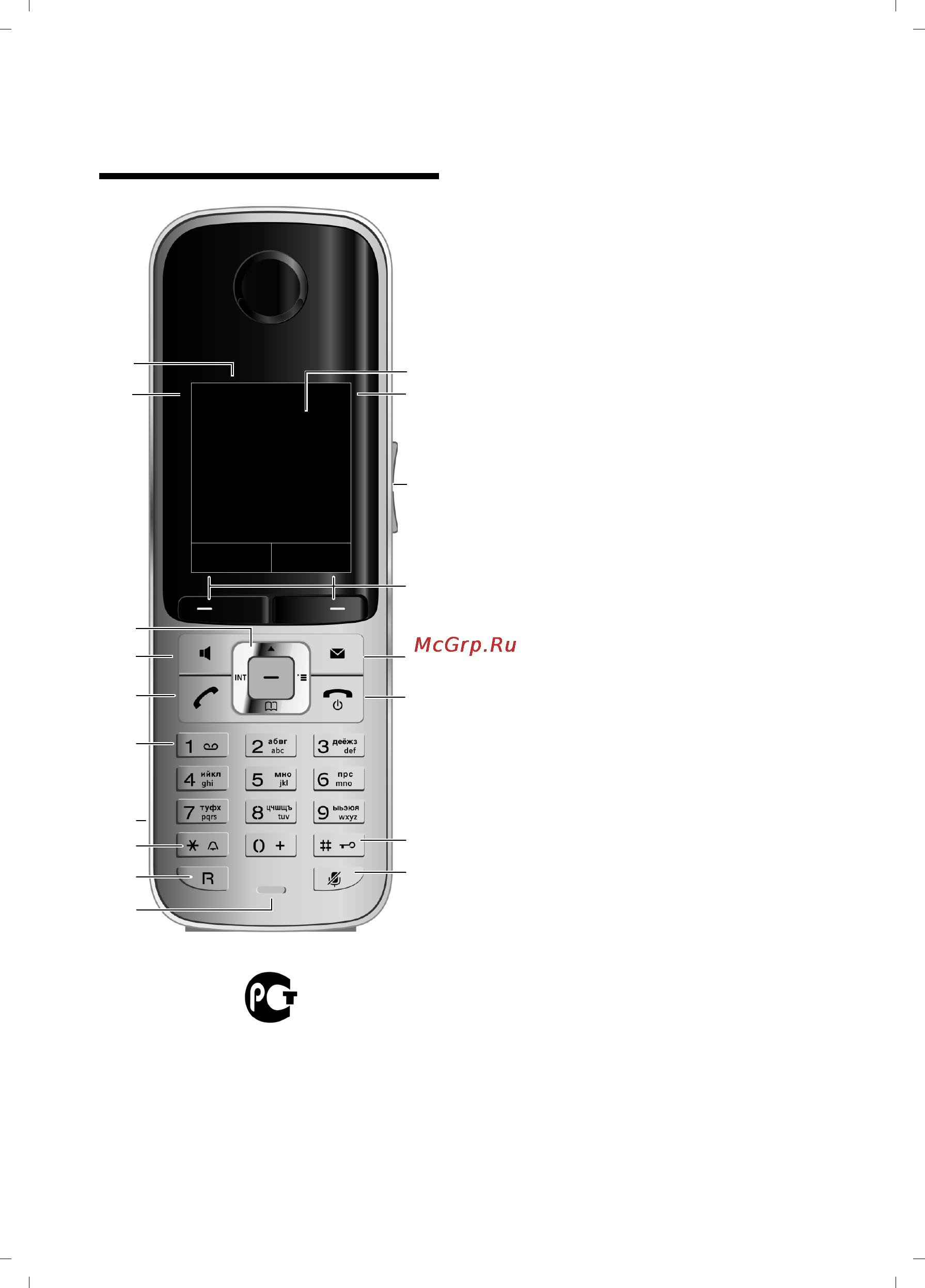 Gigaset S810A [5/112] Как выглядит ваша трубка