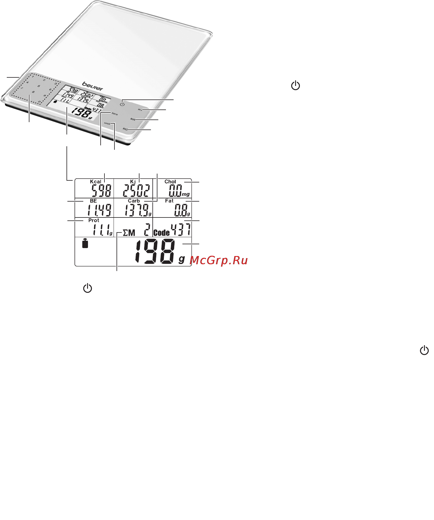 Beurer DS 61 [53/104] Descrizione dell apparecchio