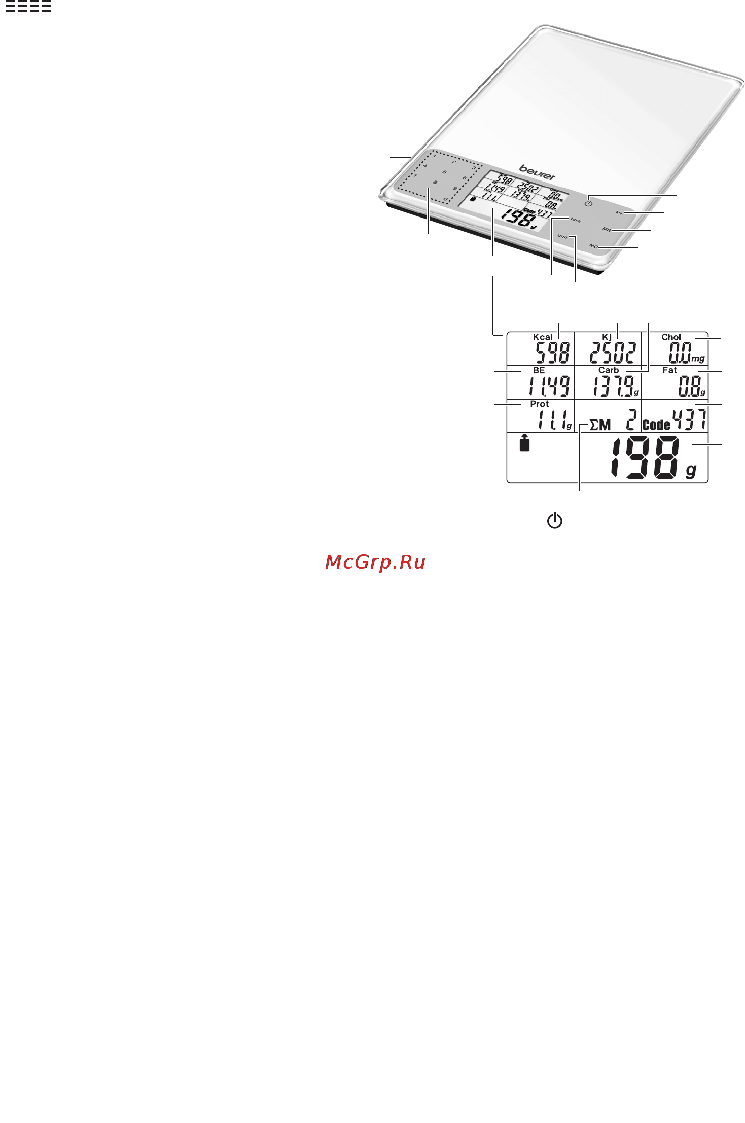 Beurer DS 61 [78/104] Описание прибора