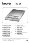 Beurer KS 61 Steel, cream, flavour, plain Инструкция по эксплуатации
