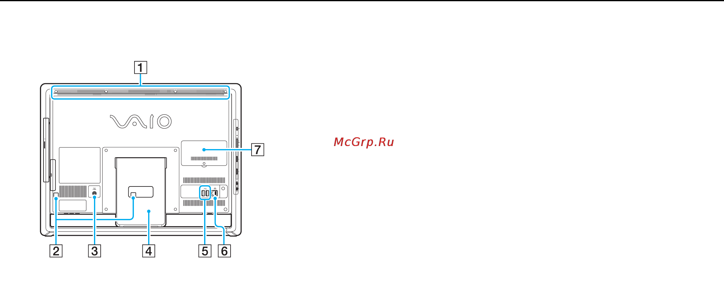 Sony VPC-J23S1R/B [13/157] Вид сзади
