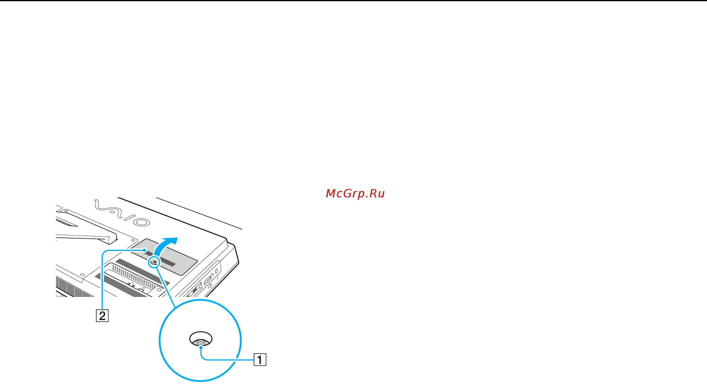 Sony VPC-J23S1R/B [96/157] Извлечение и установка модуля памяти