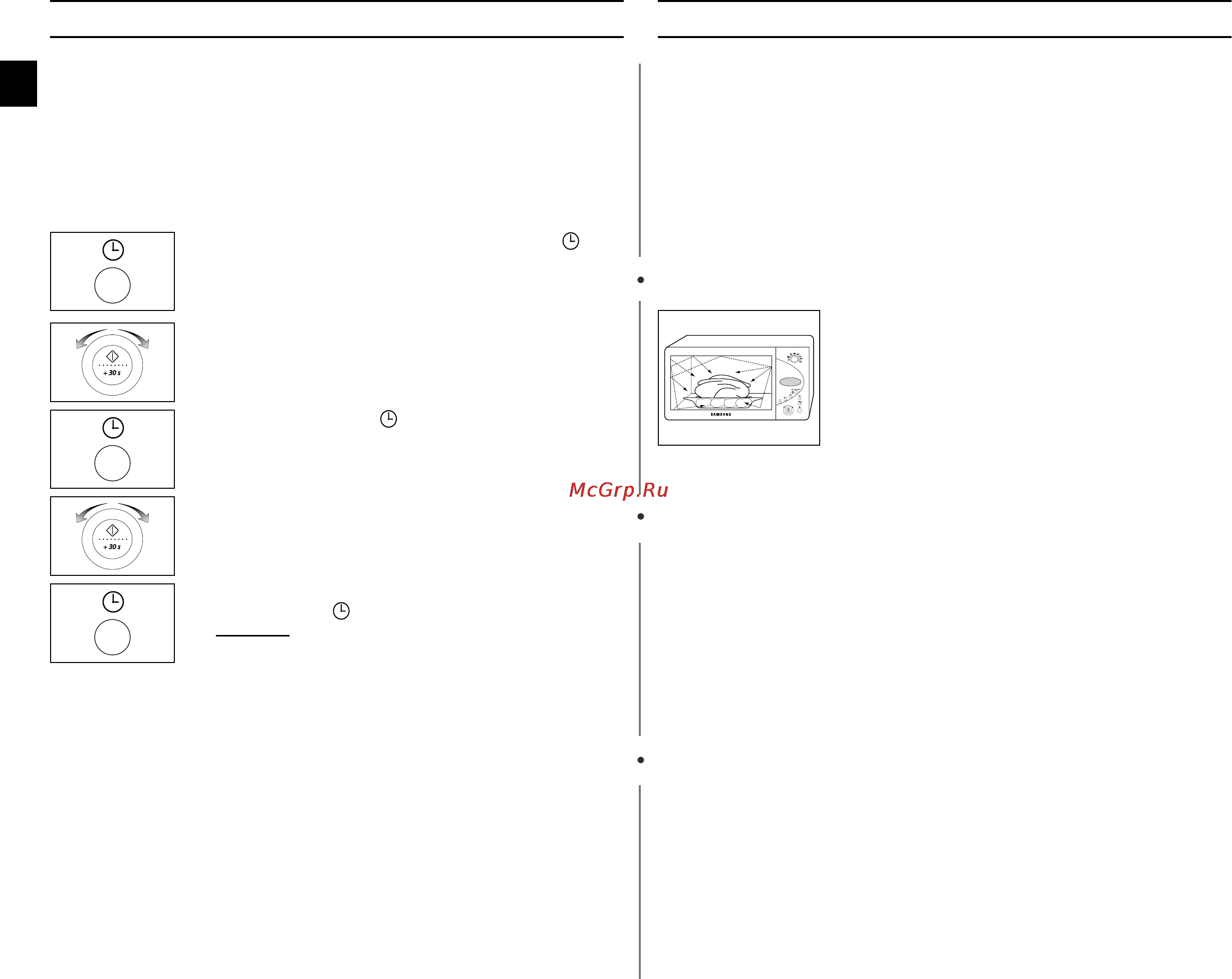 Samsung CE2914NR [8/36] Установка времени ce2974nr ce2974ntr как работает микроволновая печь