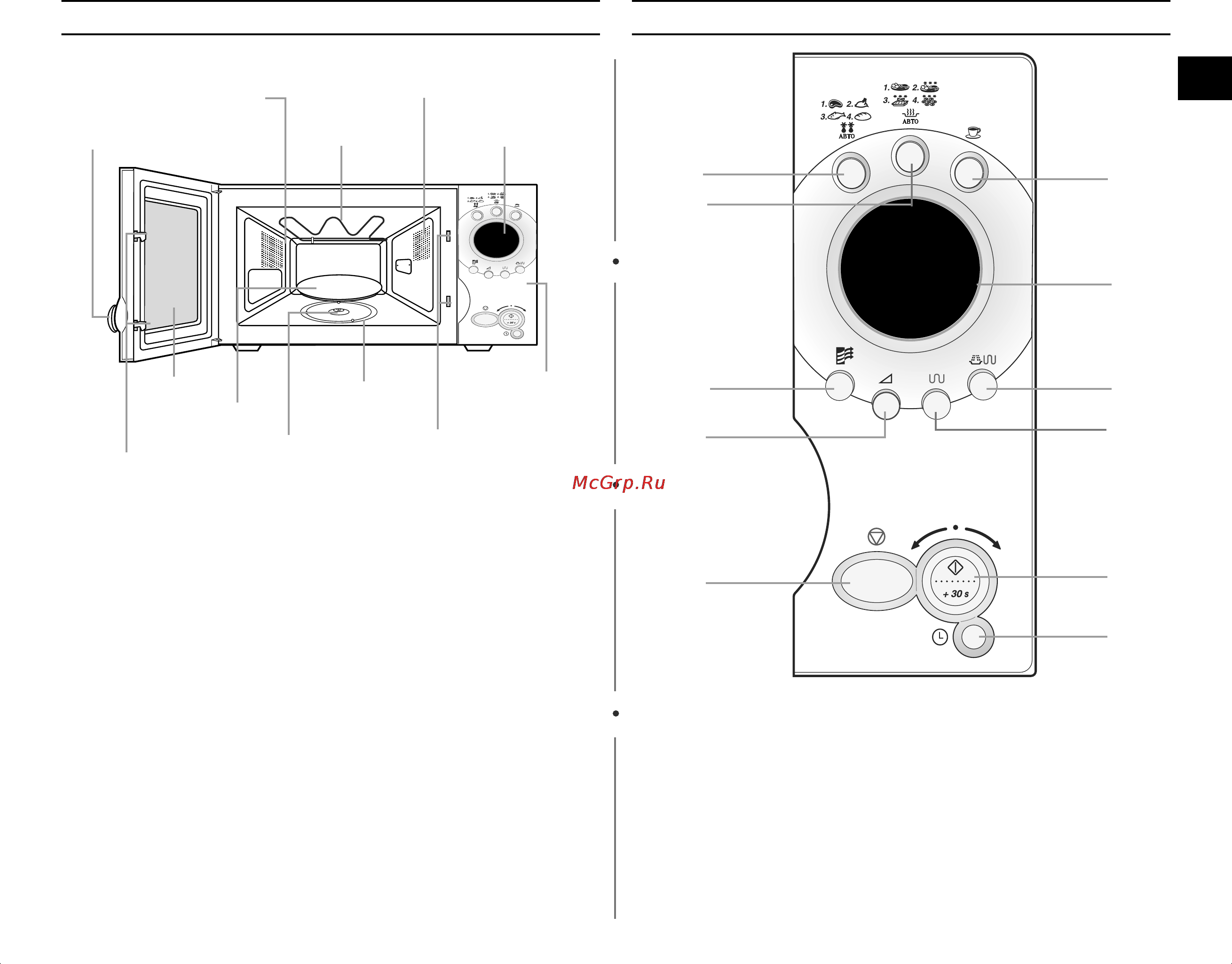 Samsung CE287CNR [3/36] Печь панель управления