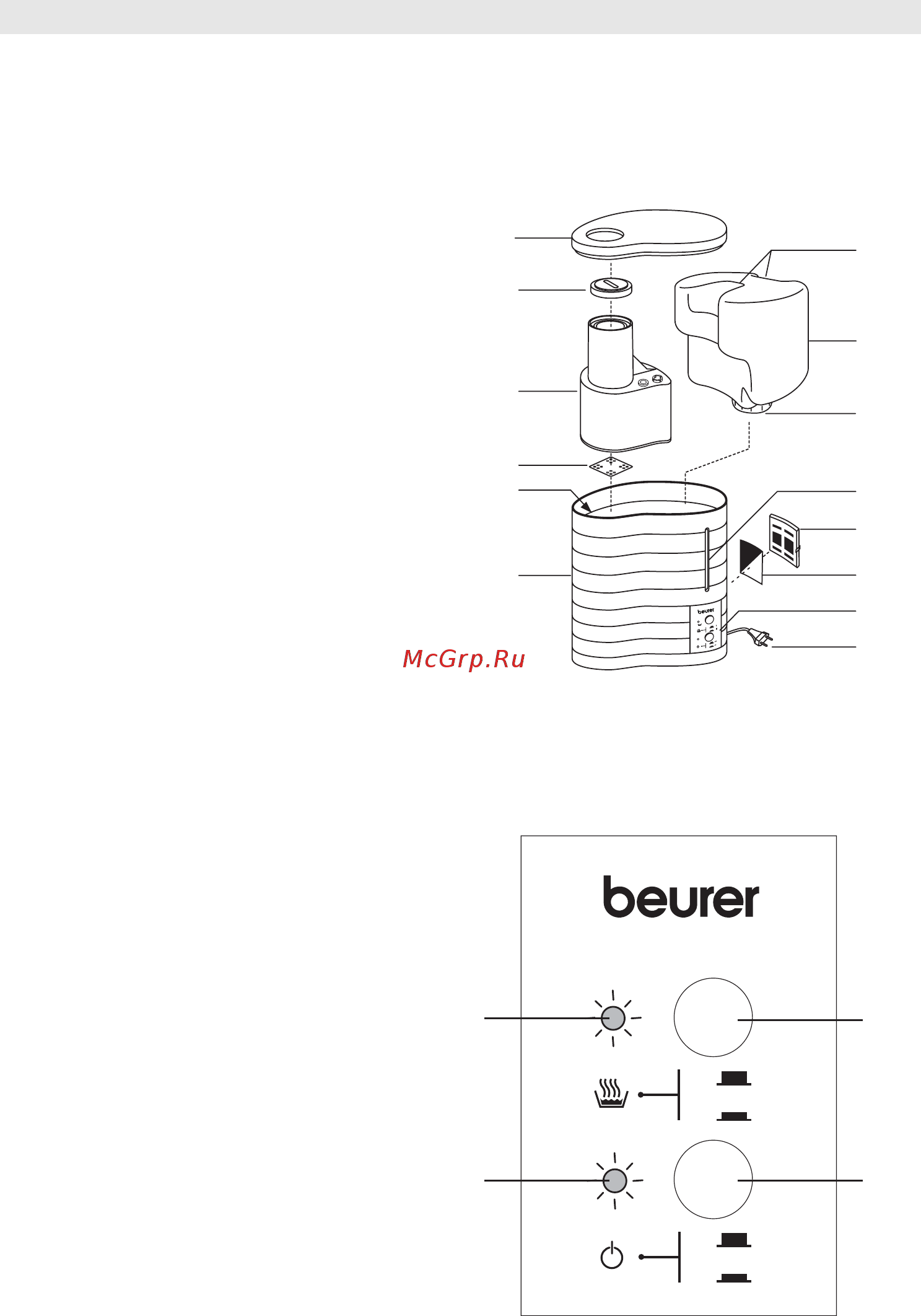 Beurer LB 50 [55/84] Hava nemlendirici