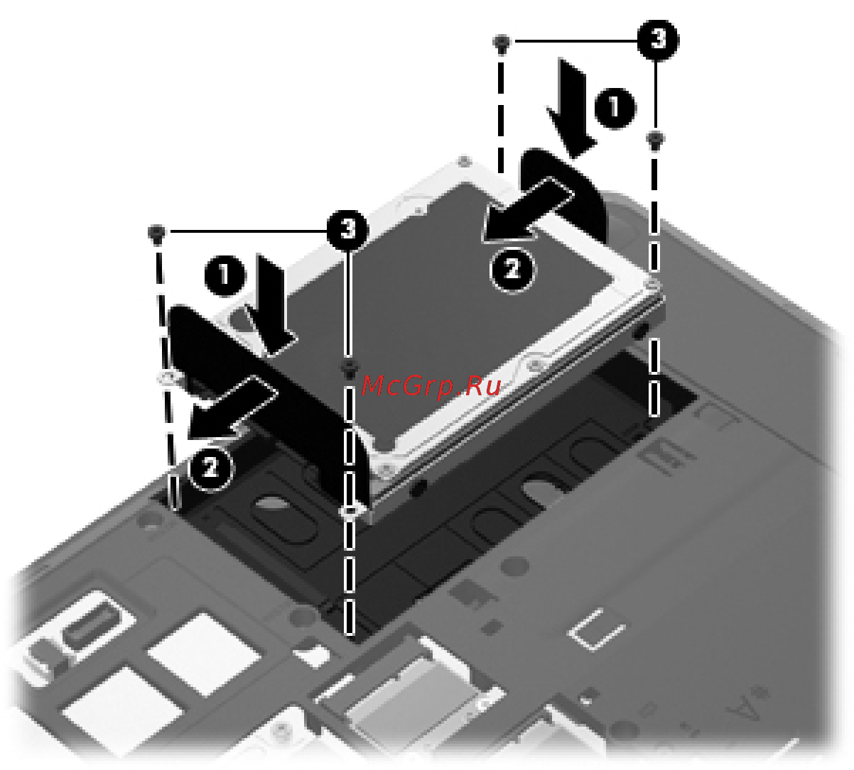 HP 4330s LW813EA [63/111] Установка жесткого диска