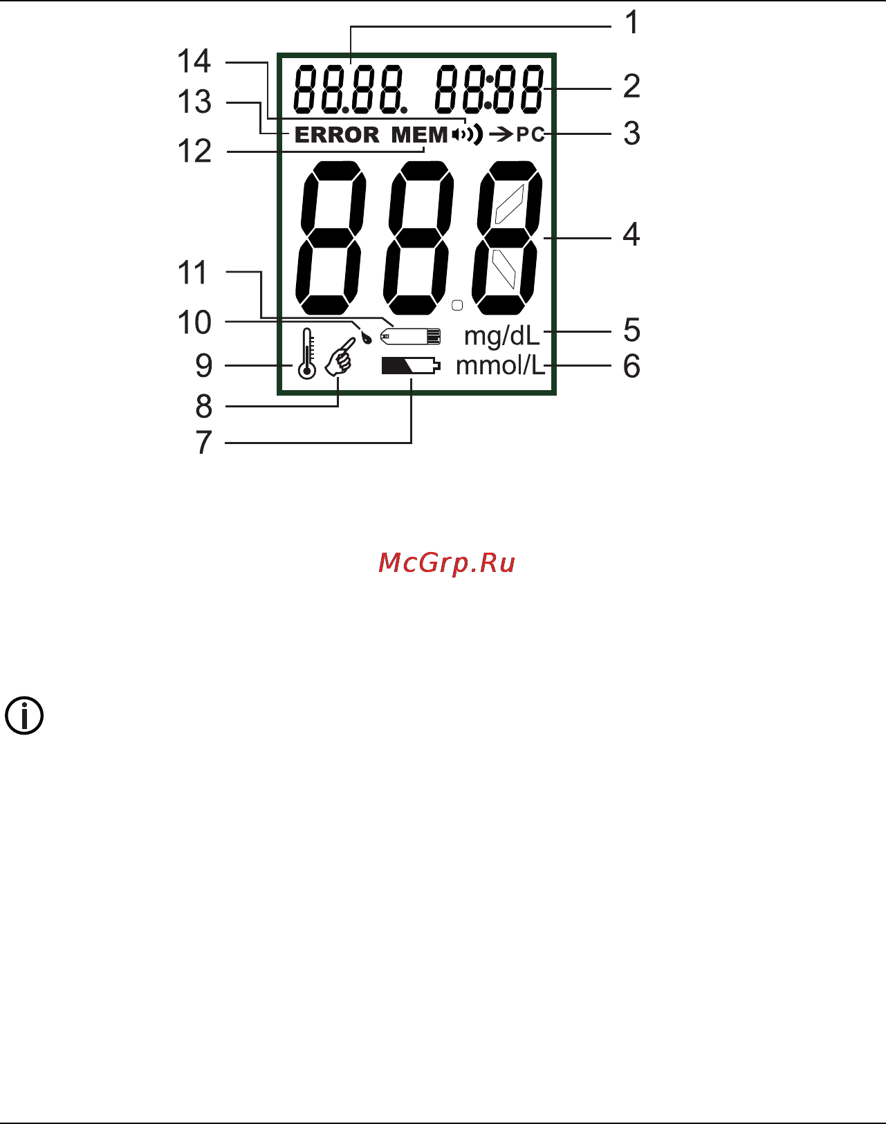 Beurer GL40 (mmol/L) Инструкция по эксплуатации онлайн [13/40] 54834