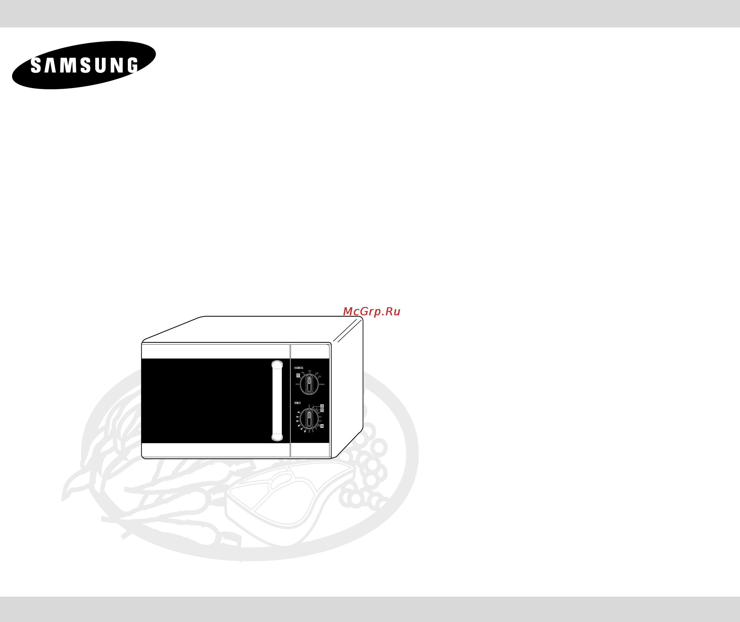 Samsung MW81WR Инструкция по эксплуатации онлайн