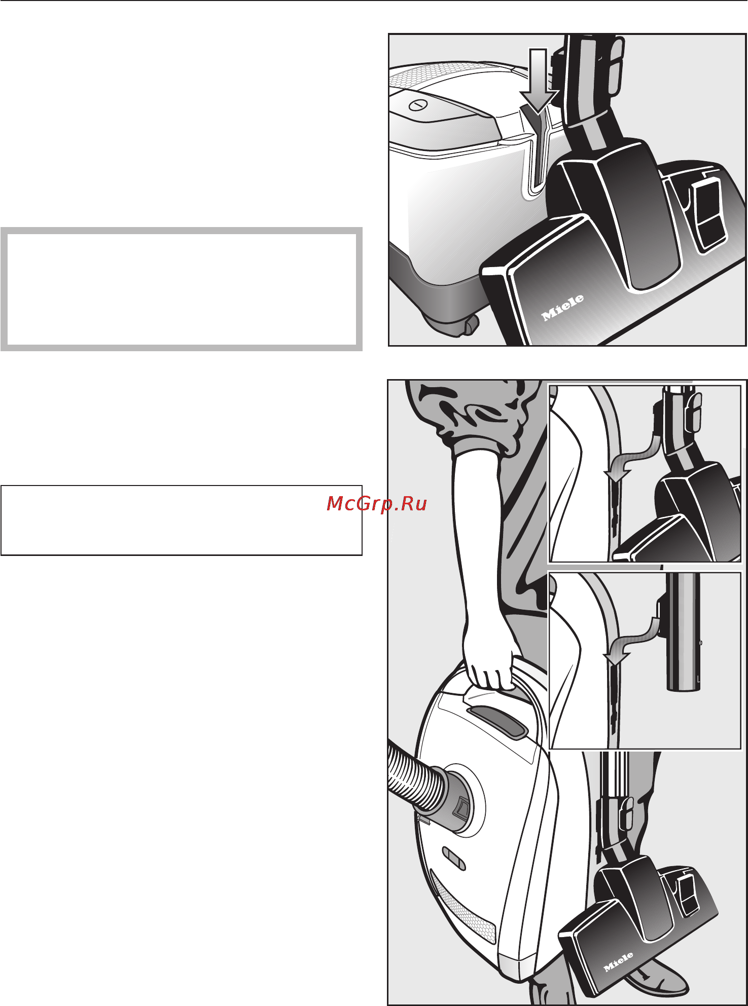 Miele S6220 Cat&Dog Red [17/36] Âðåìåííàÿ îñòàíîâêà ïåðåìåùåíèå è õðàíåíèå 17