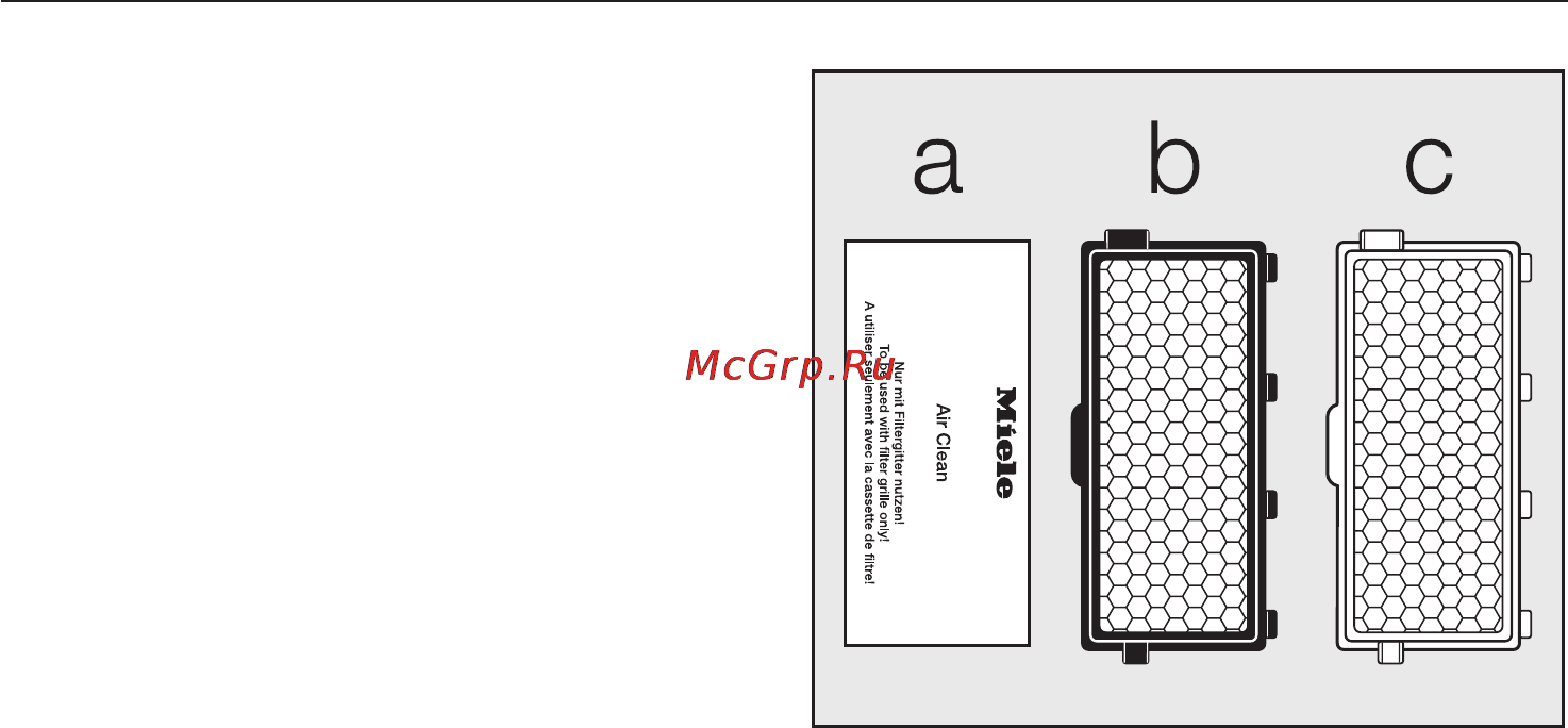 Miele S6220 Cat&Dog Red [22/36] Êîãäà çàìåíÿòü ôèëüòð âûõîäÿùåãî âîçäóõà 22