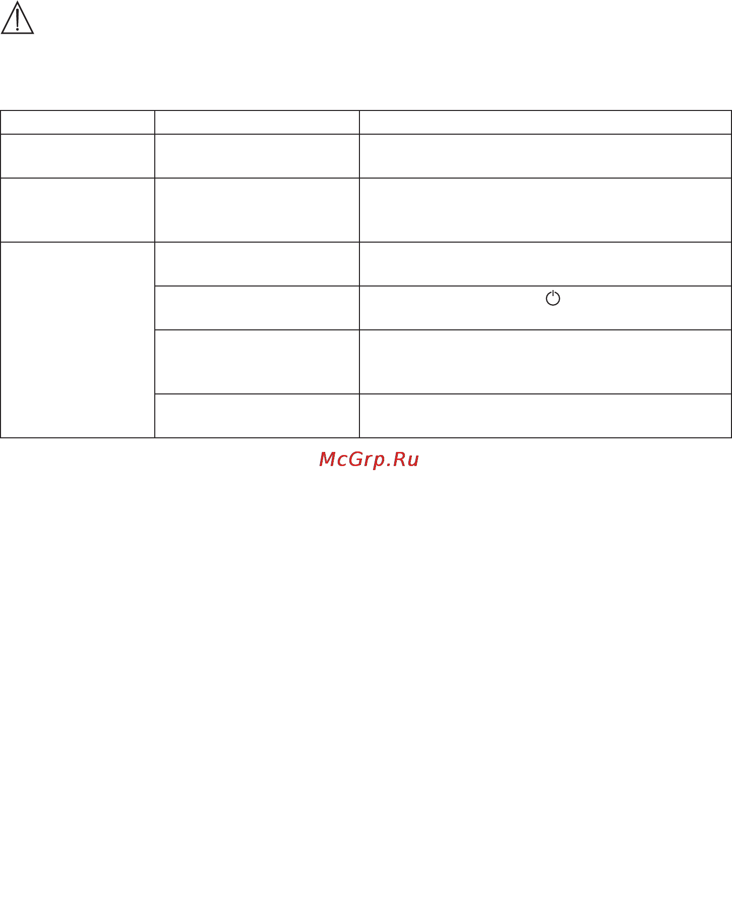 Beurer MG 290 [14/56] In the event of problems