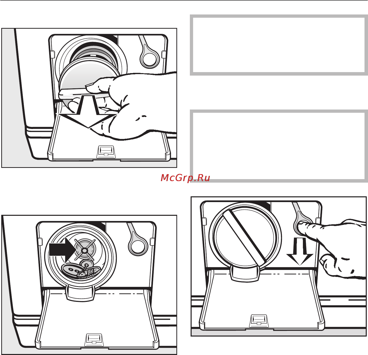 Miele W3240 White [41/68] Помощь при неисправностях