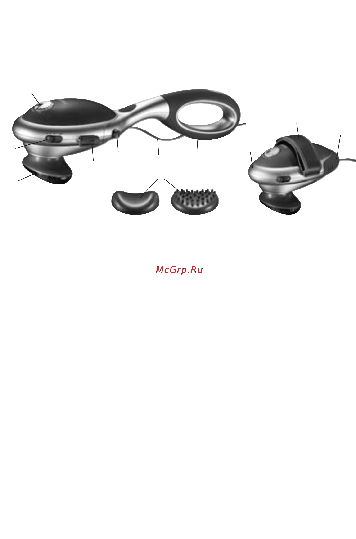 Beurer MG70 [6/36] Device description