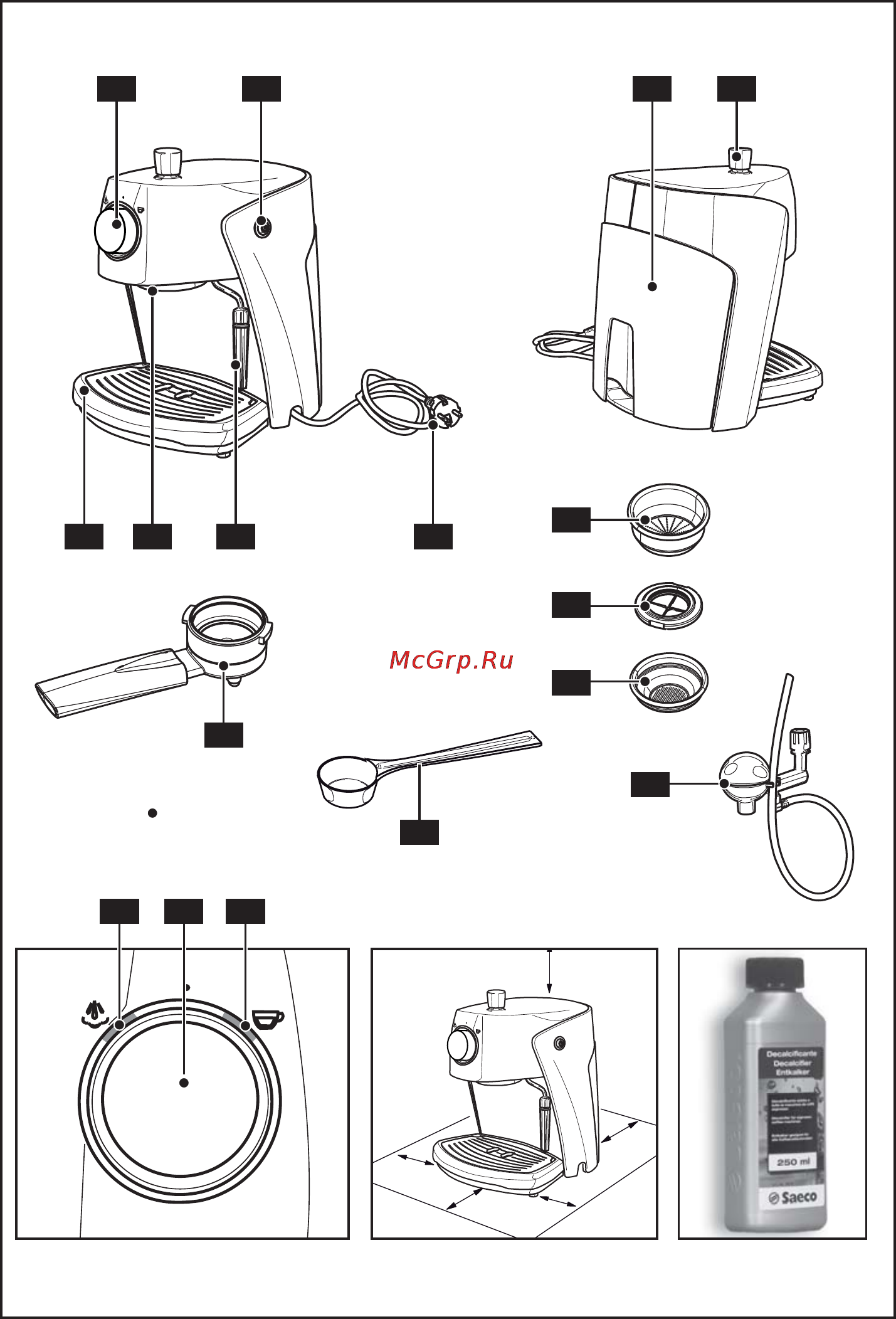 Philips Saeco NINA PLUS CAPPUCINO Инструкция по эксплуатации онлайн [2/20] 55143