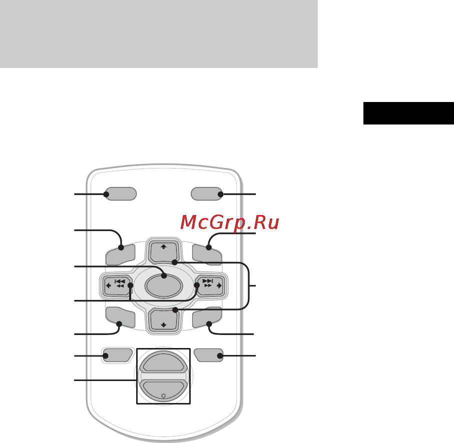 Sony CDX-GT565UV [57/68] Пульт дистанційного керування rm x114