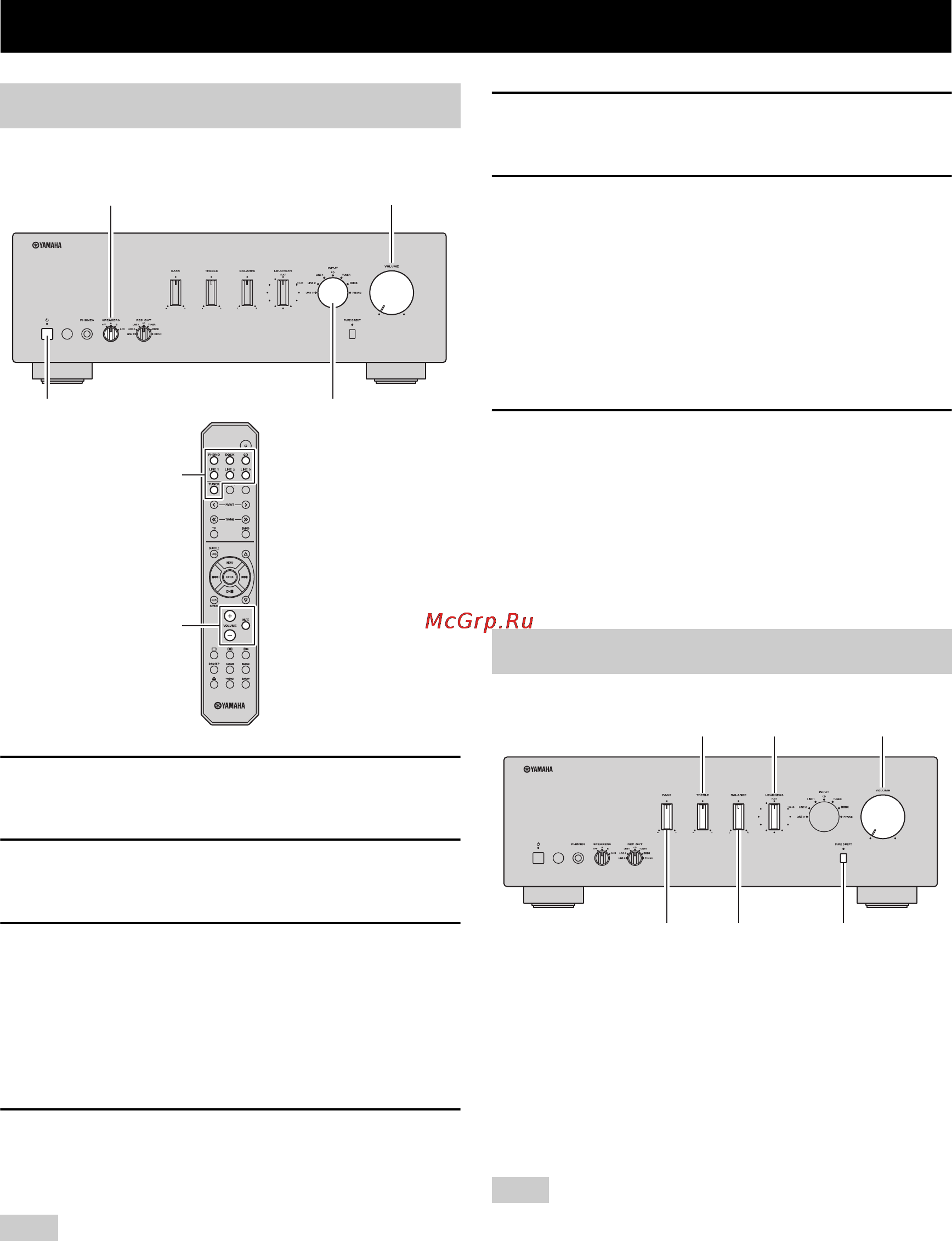 Yamaha A-S300 Silver [82/154] Funzionamento
