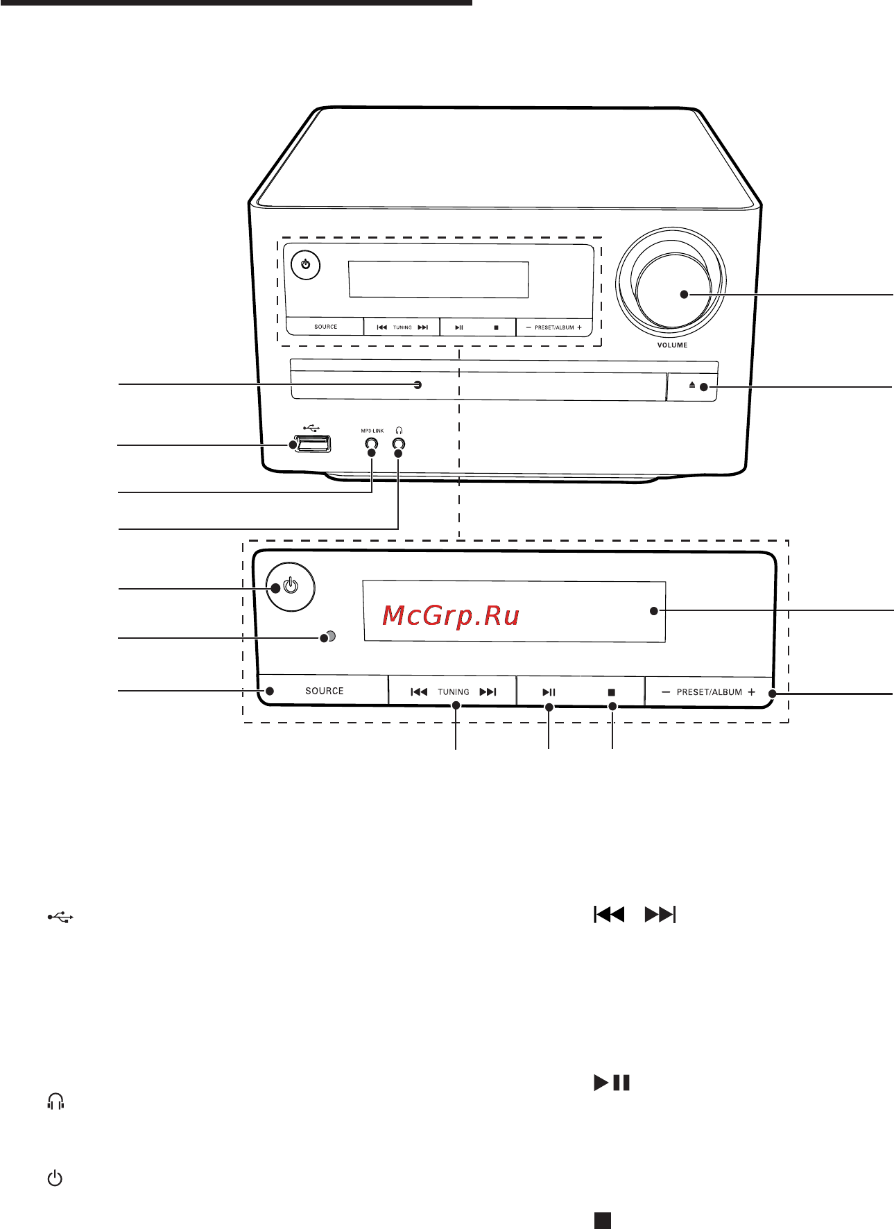 Philips MCM2000/12 [7/22] Описание основного