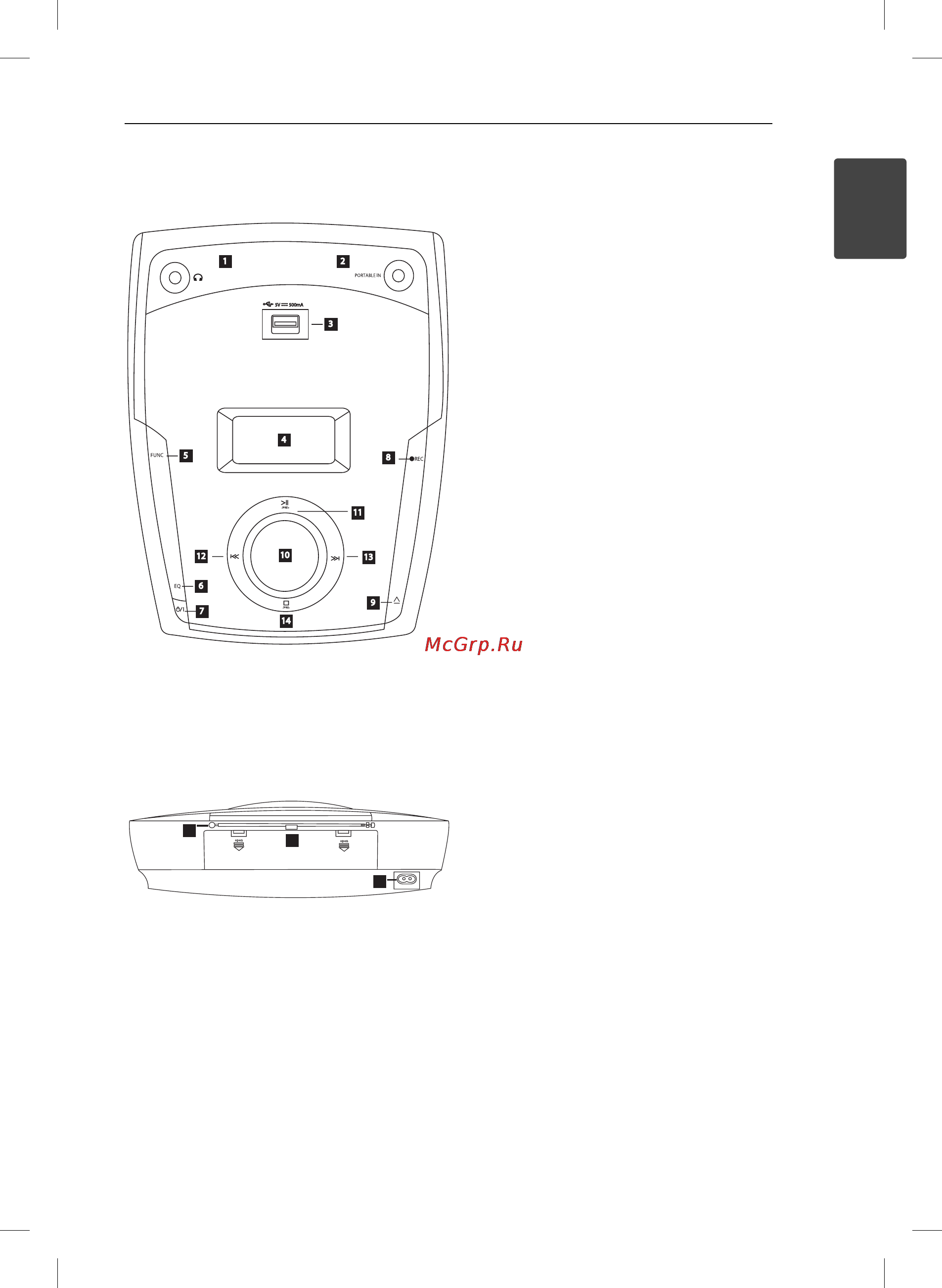 LG SB56 [7/18] Передняя панель