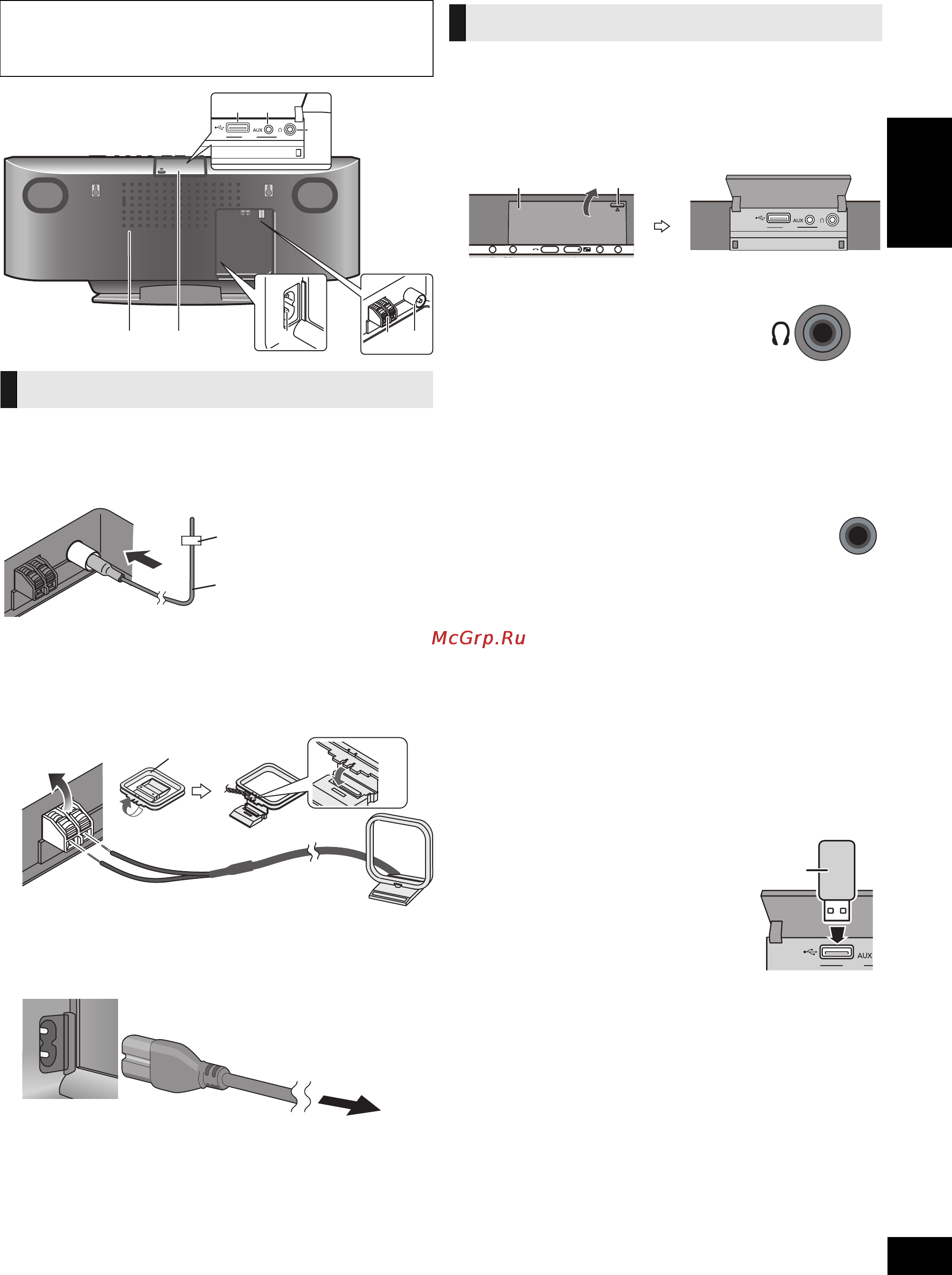 Panasonic SC-HC35EP-S [5/92] Connections