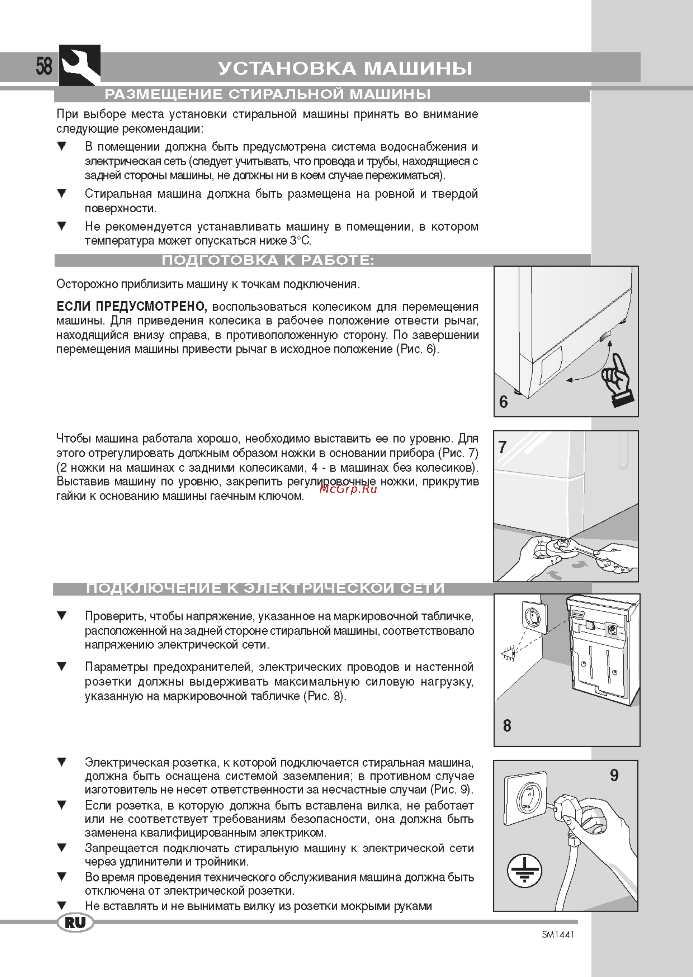 Ardo TL400 [6/12] Установка машины